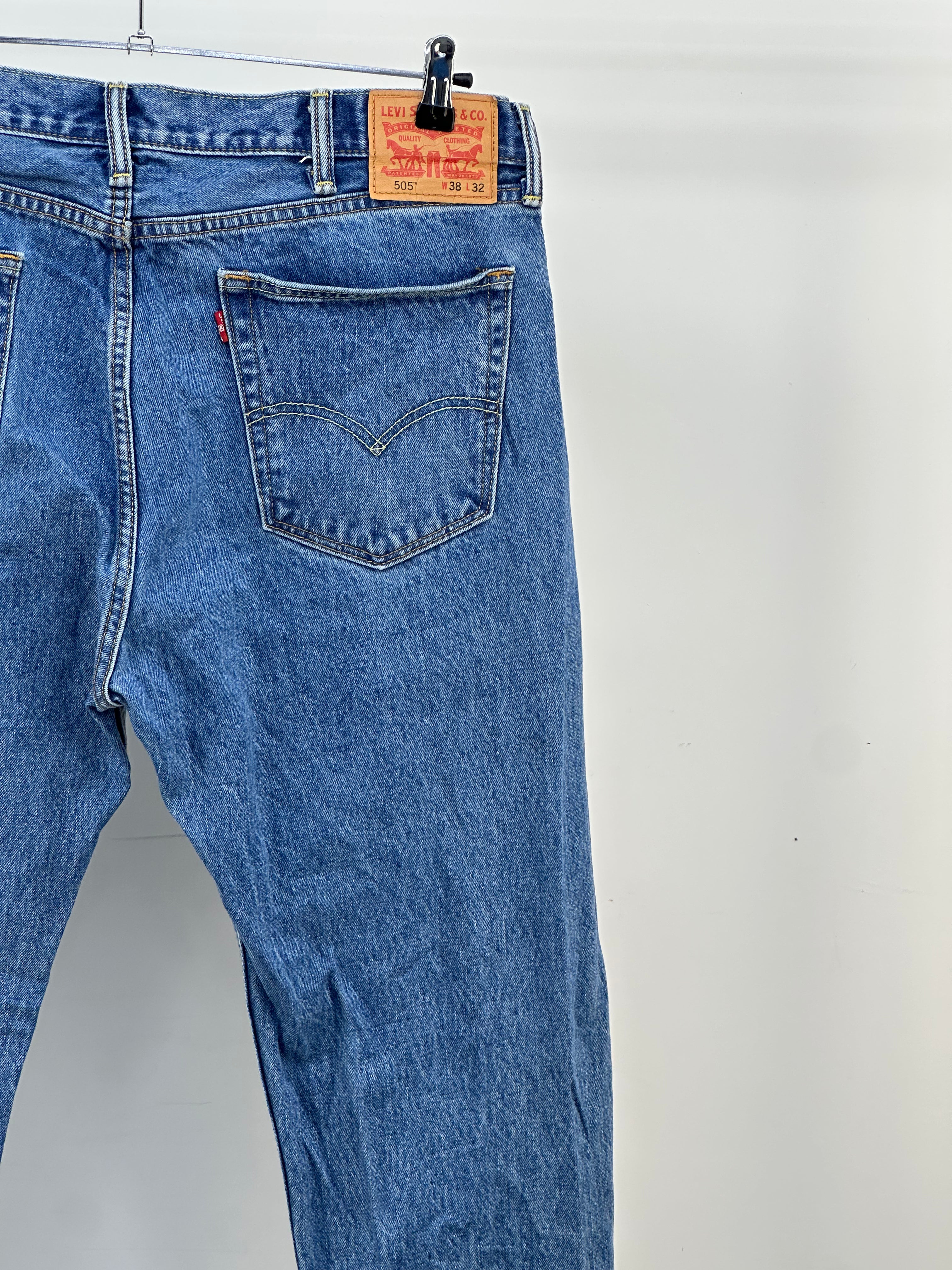 LEVI'S 505 STRAIGHT FIT TAGLIA : 52 ITA = W38 L32