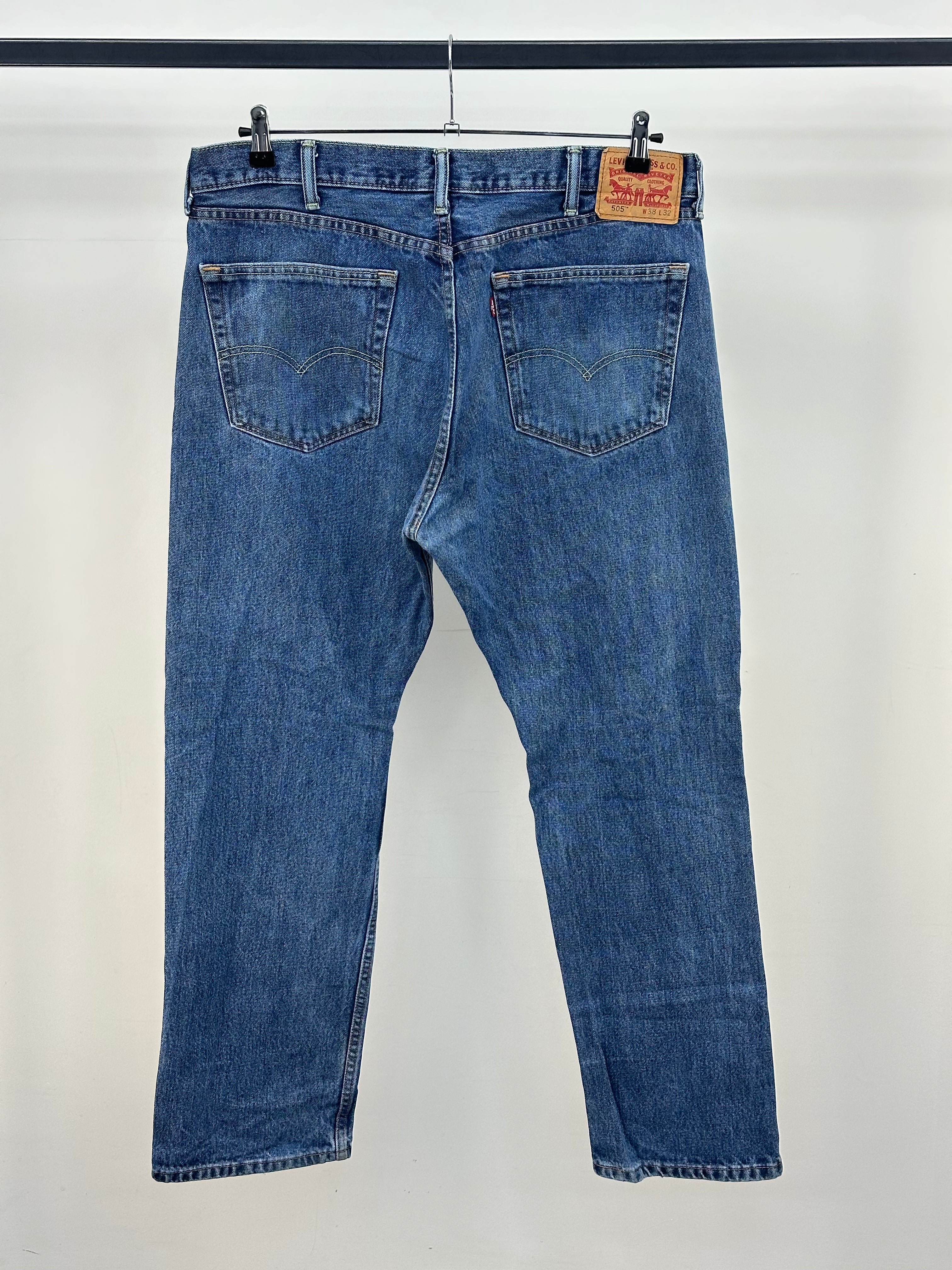 LEVI'S 505 STRAIGHT FIT TAGLIA : 52 ITA = W38 L32