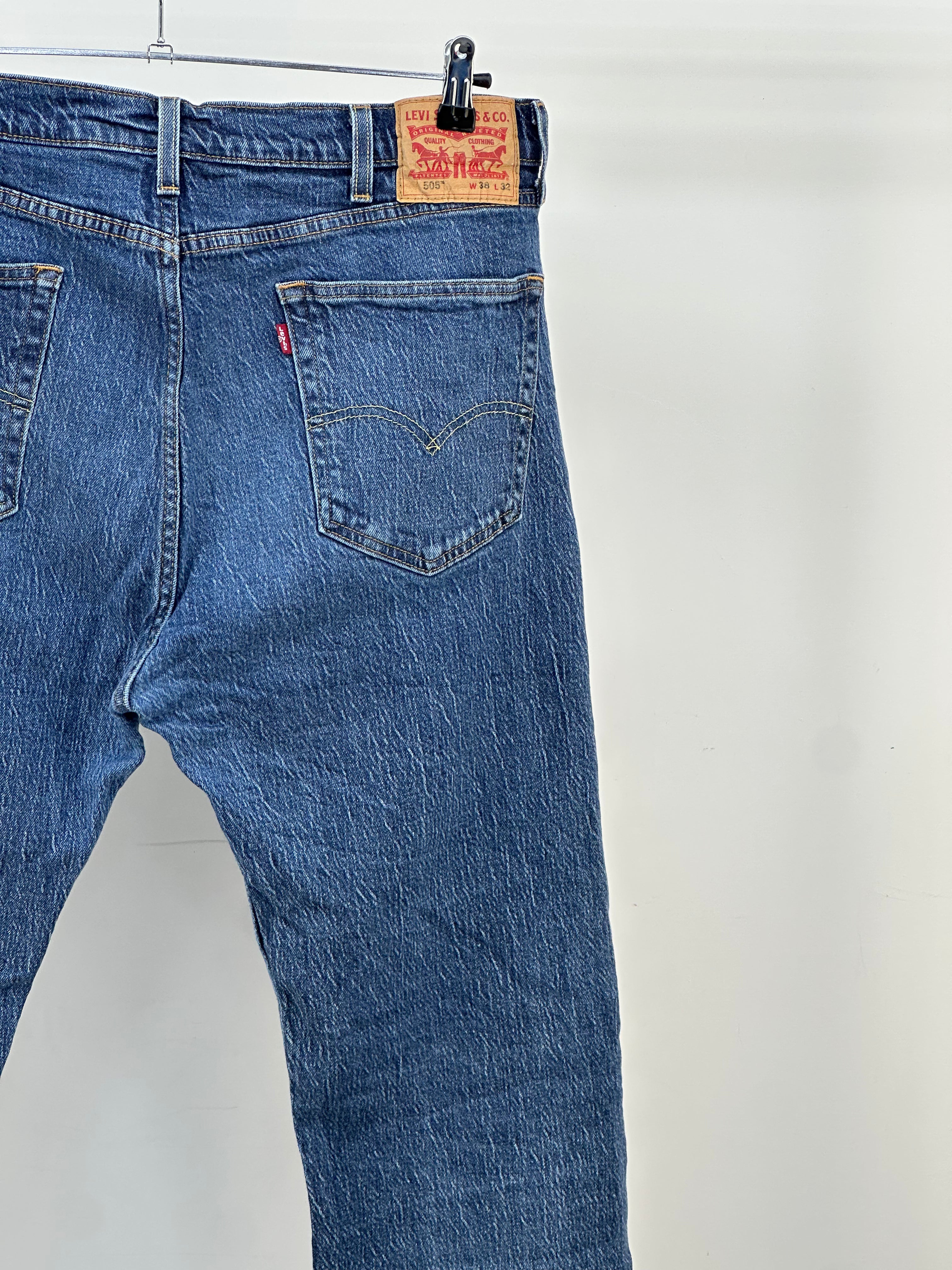 LEVI'S 505 STRAIGHT FIT TAGLIA : 52 ITA = W38 L32