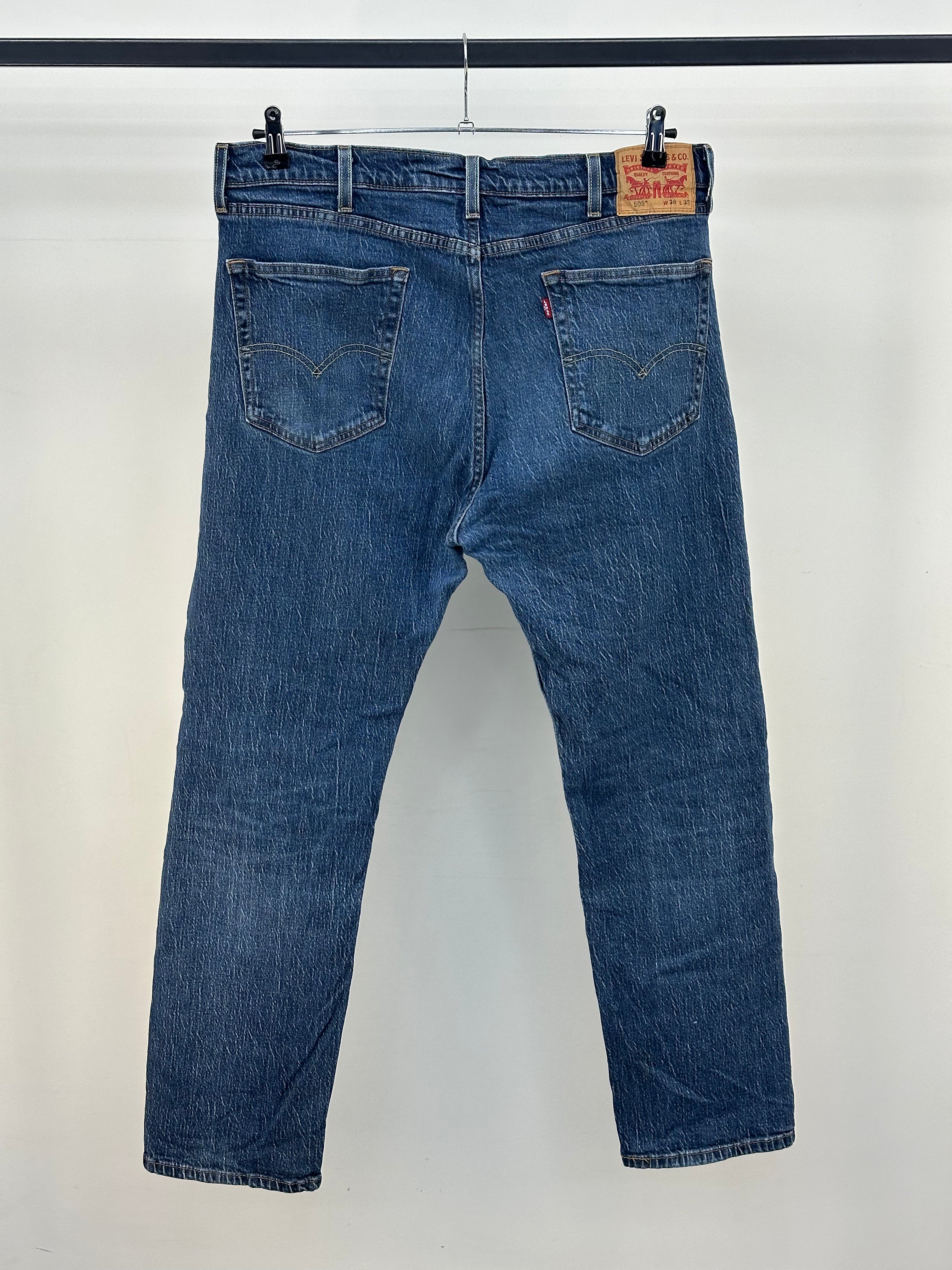 LEVI'S 505 STRAIGHT FIT TAGLIA : 52 ITA = W38 L32