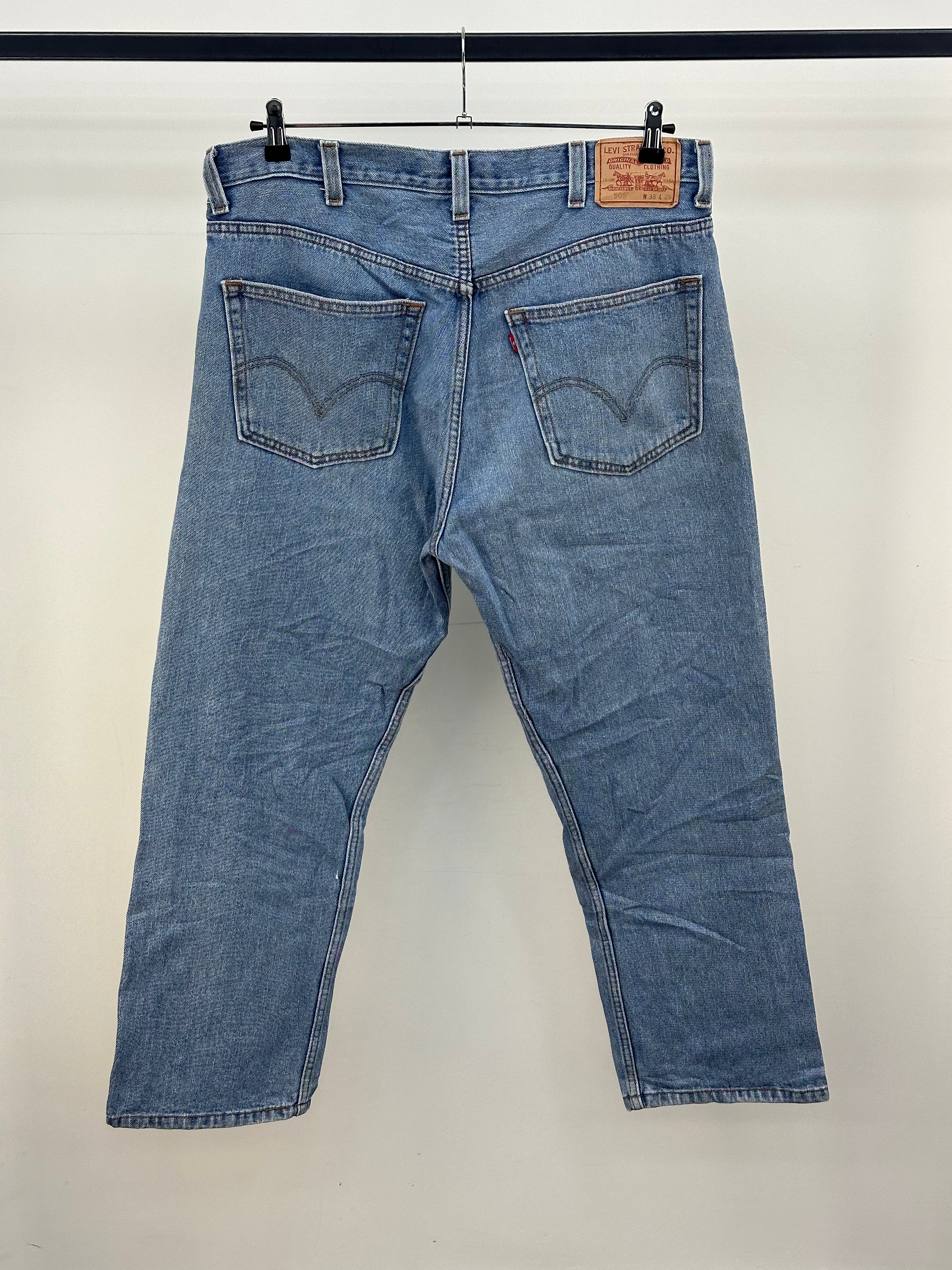 LEVI'S 505 STRAIGHT FIT TAGLIA : 52 ITA = W38 L29