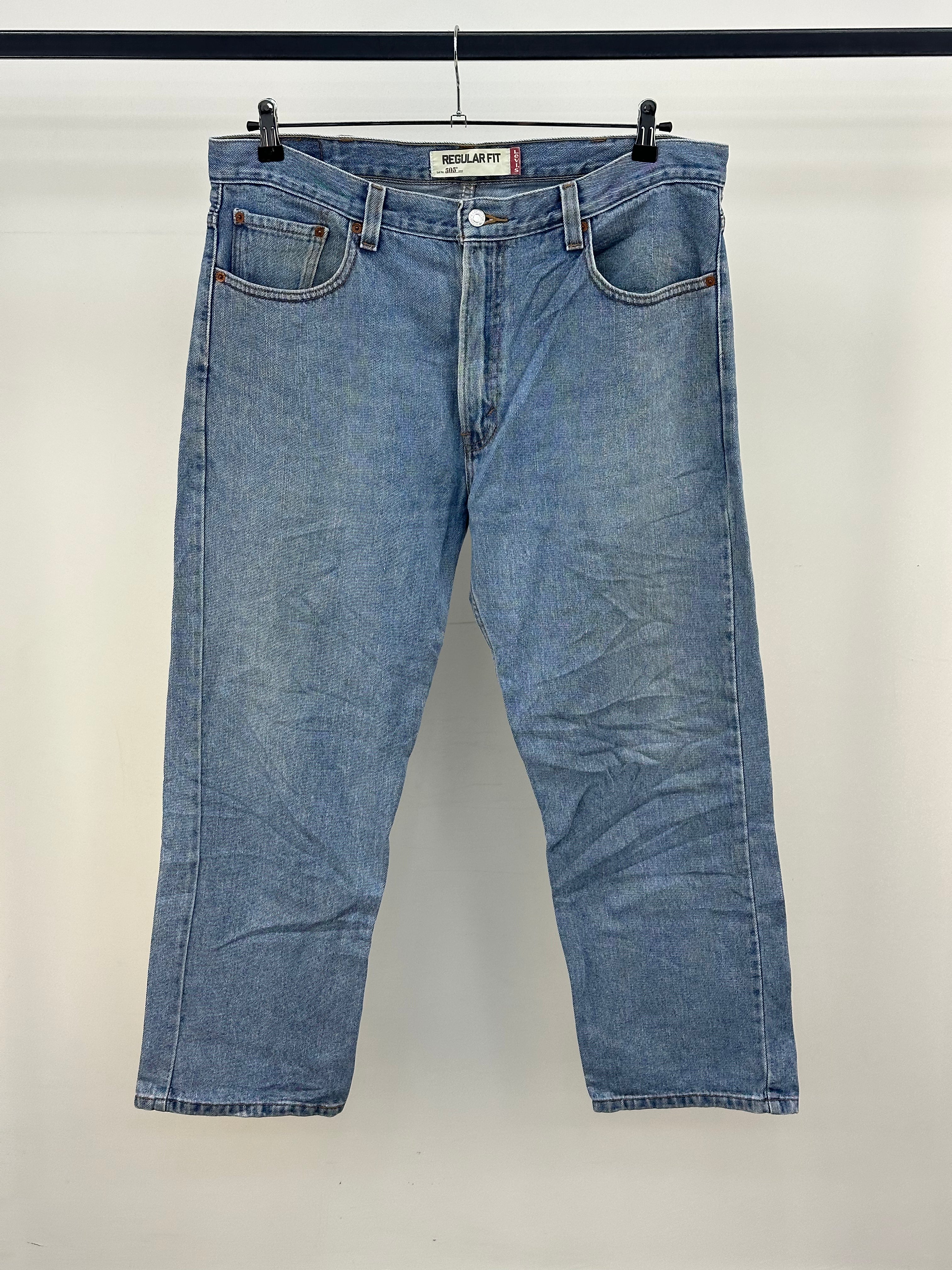 LEVI'S 505 STRAIGHT FIT TAGLIA : 52 ITA = W38 L29