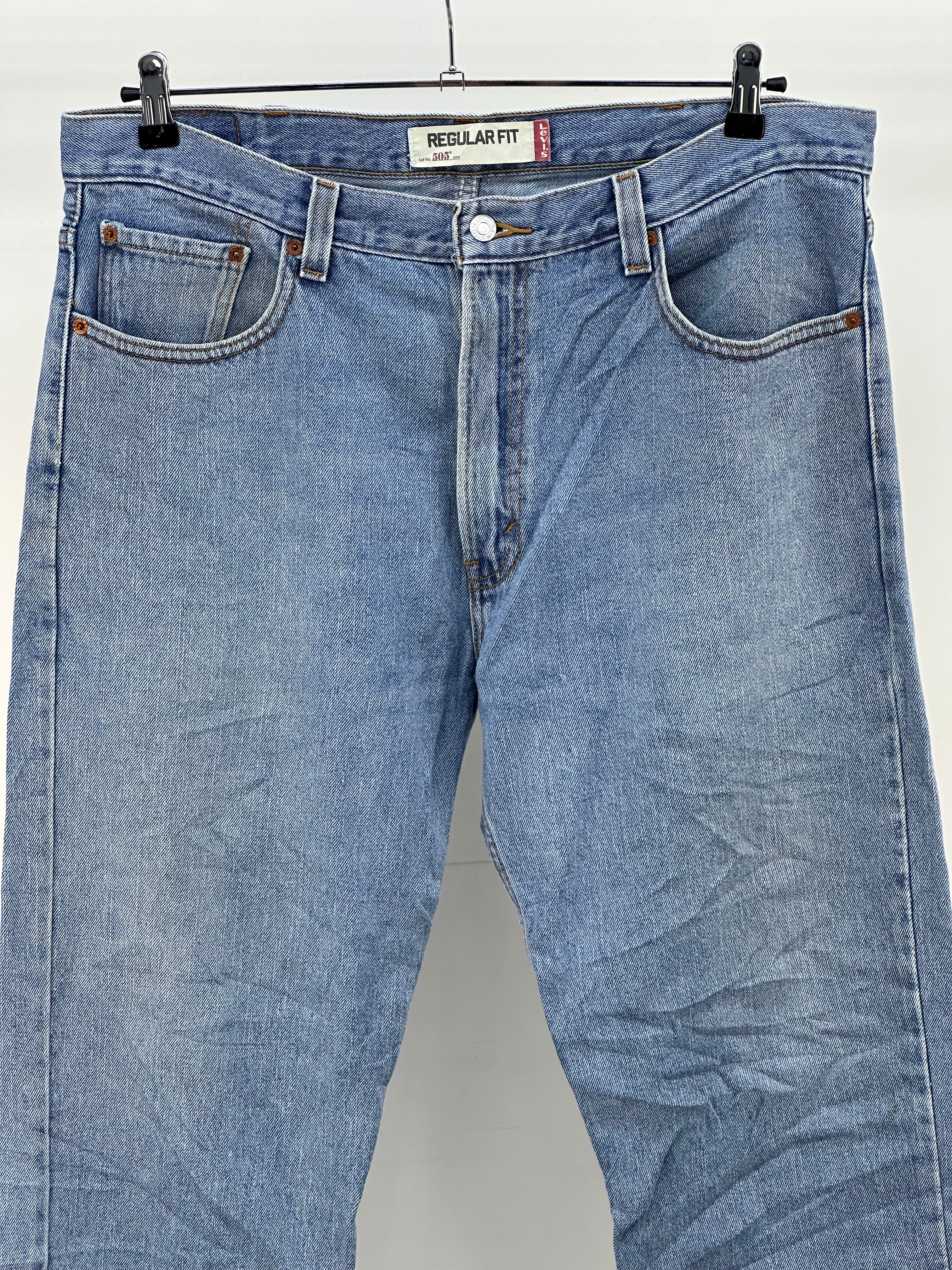 LEVI'S 505 STRAIGHT FIT TAGLIA : 52 ITA = W38 L29