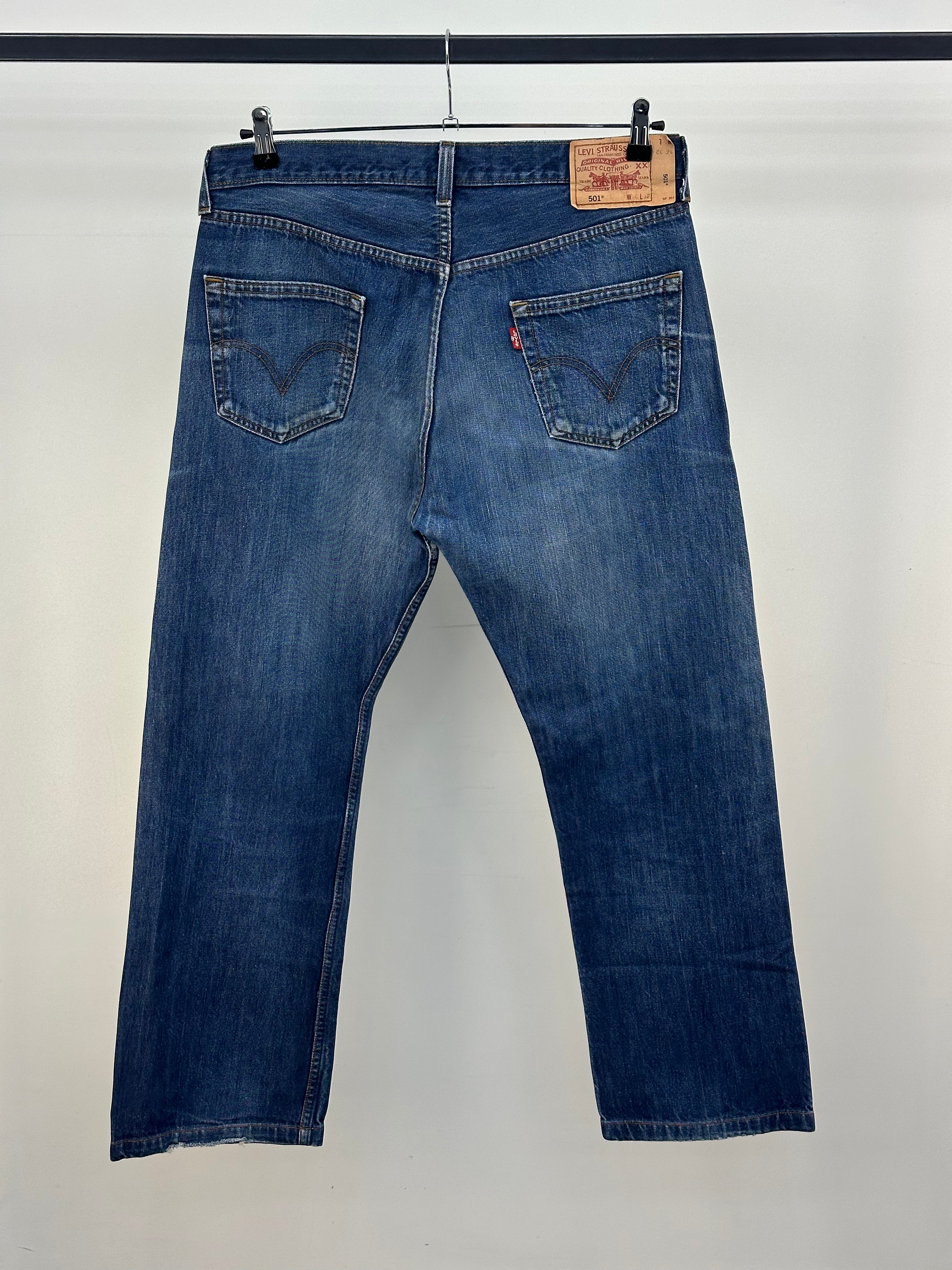 LEVI'S 501 TAGLIA : 50 ITA = W36 L32