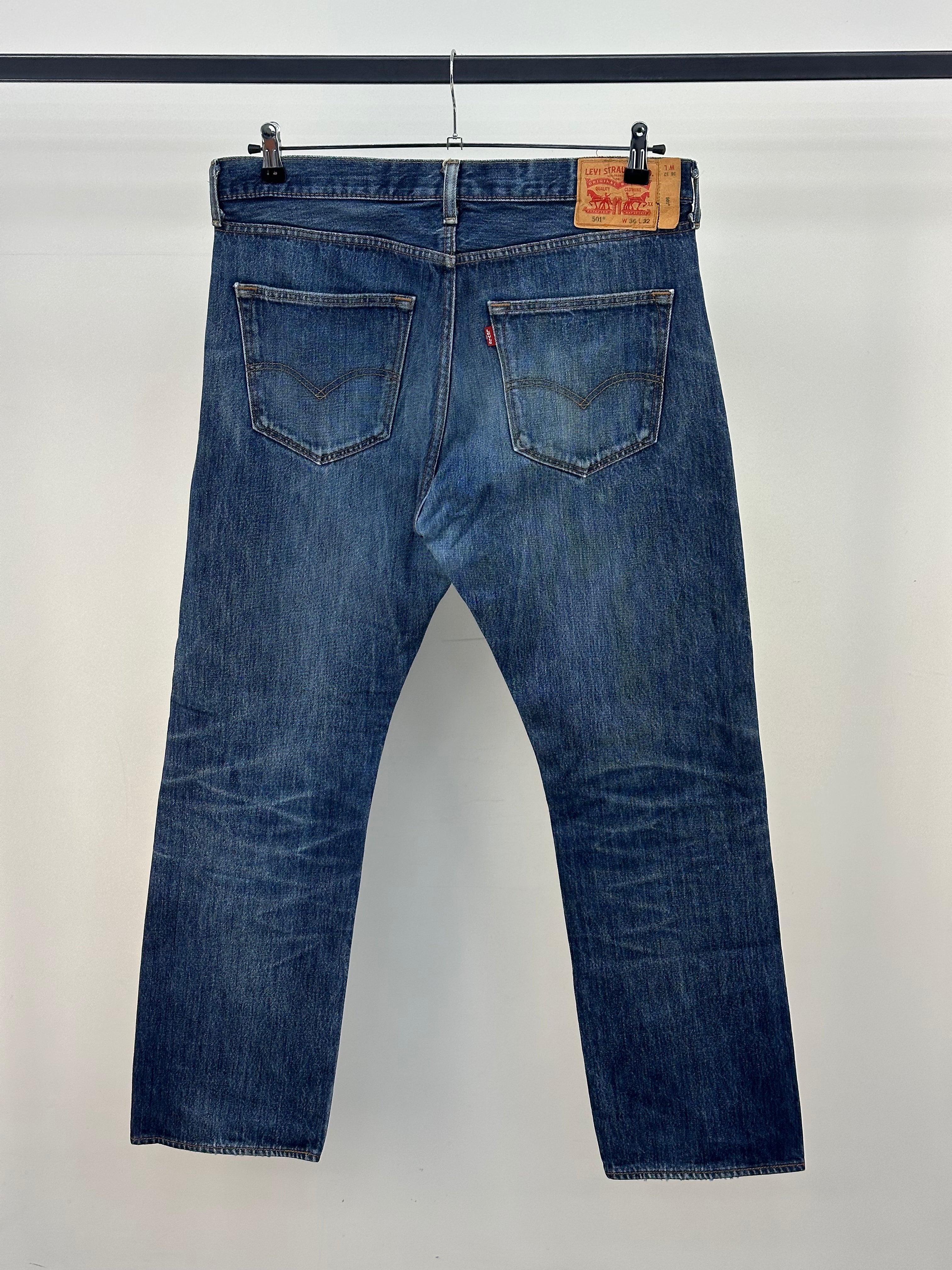 LEVI'S 501 TAGLIA : 50 ITA = W36 L32
