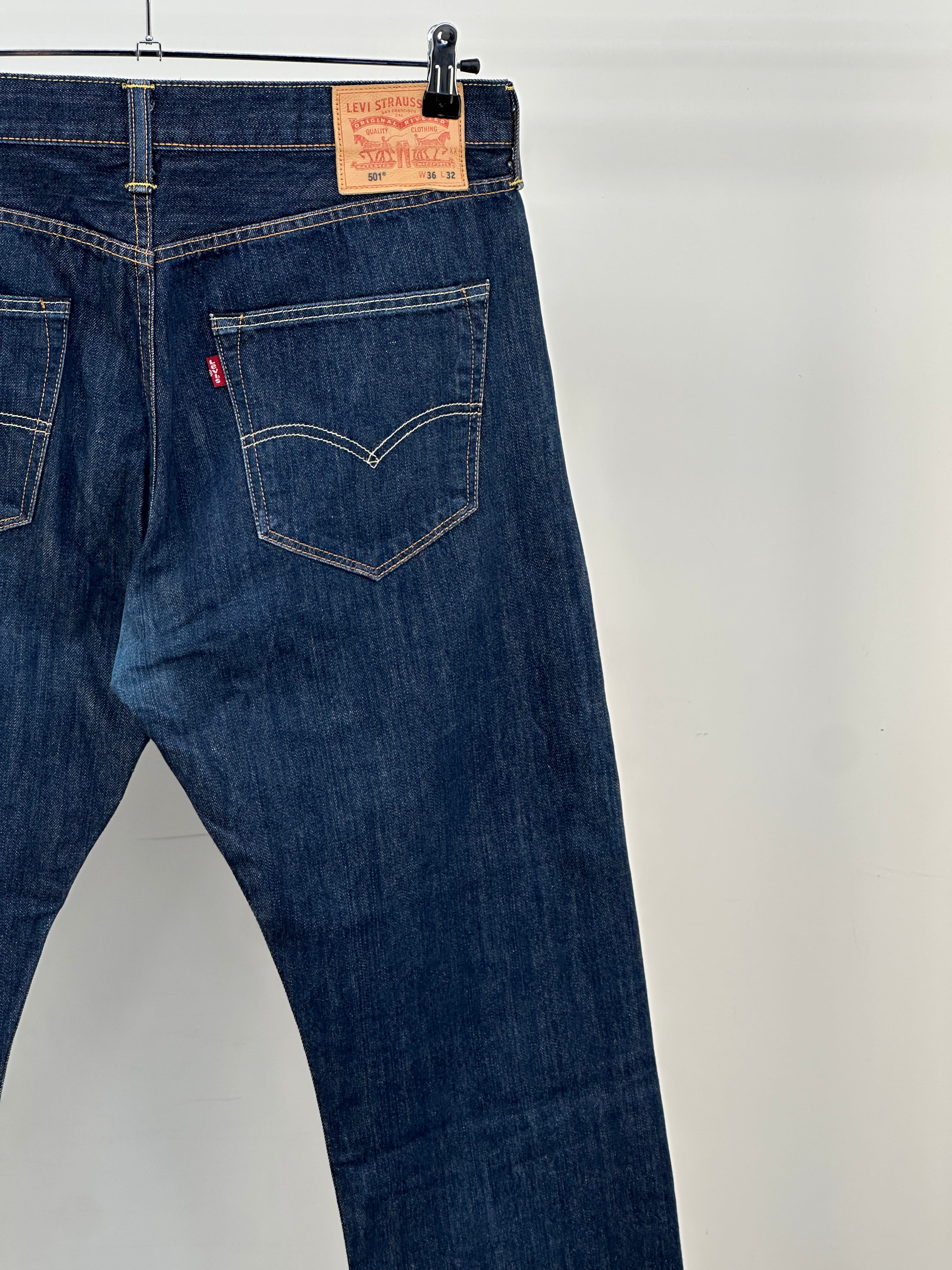 LEVI'S 501 TAGLIA : 50 ITA = W36 L32