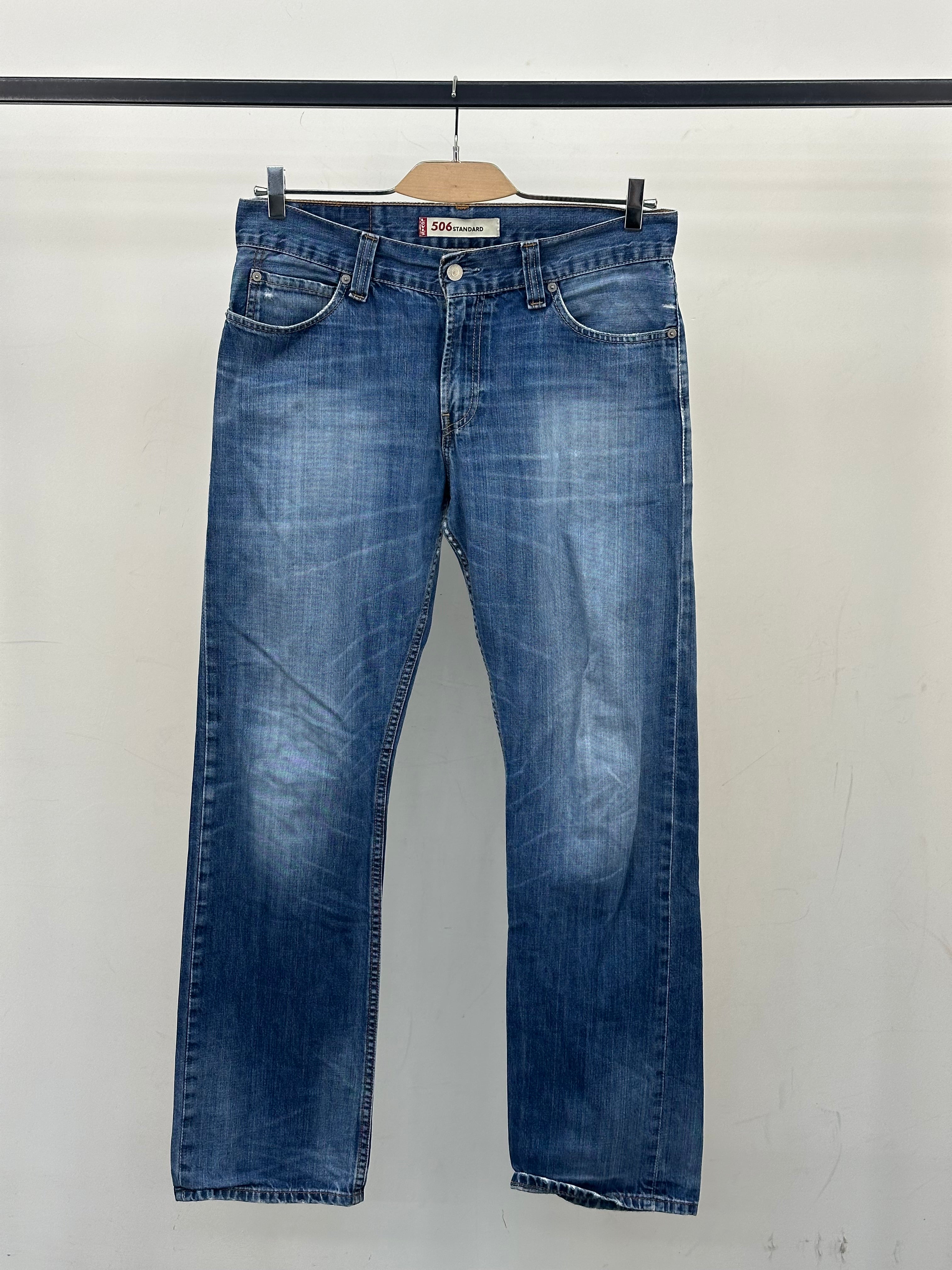 LEVI'S 506 STRAIGHT FIT TAGLIA: 47 ITA = W33 L34