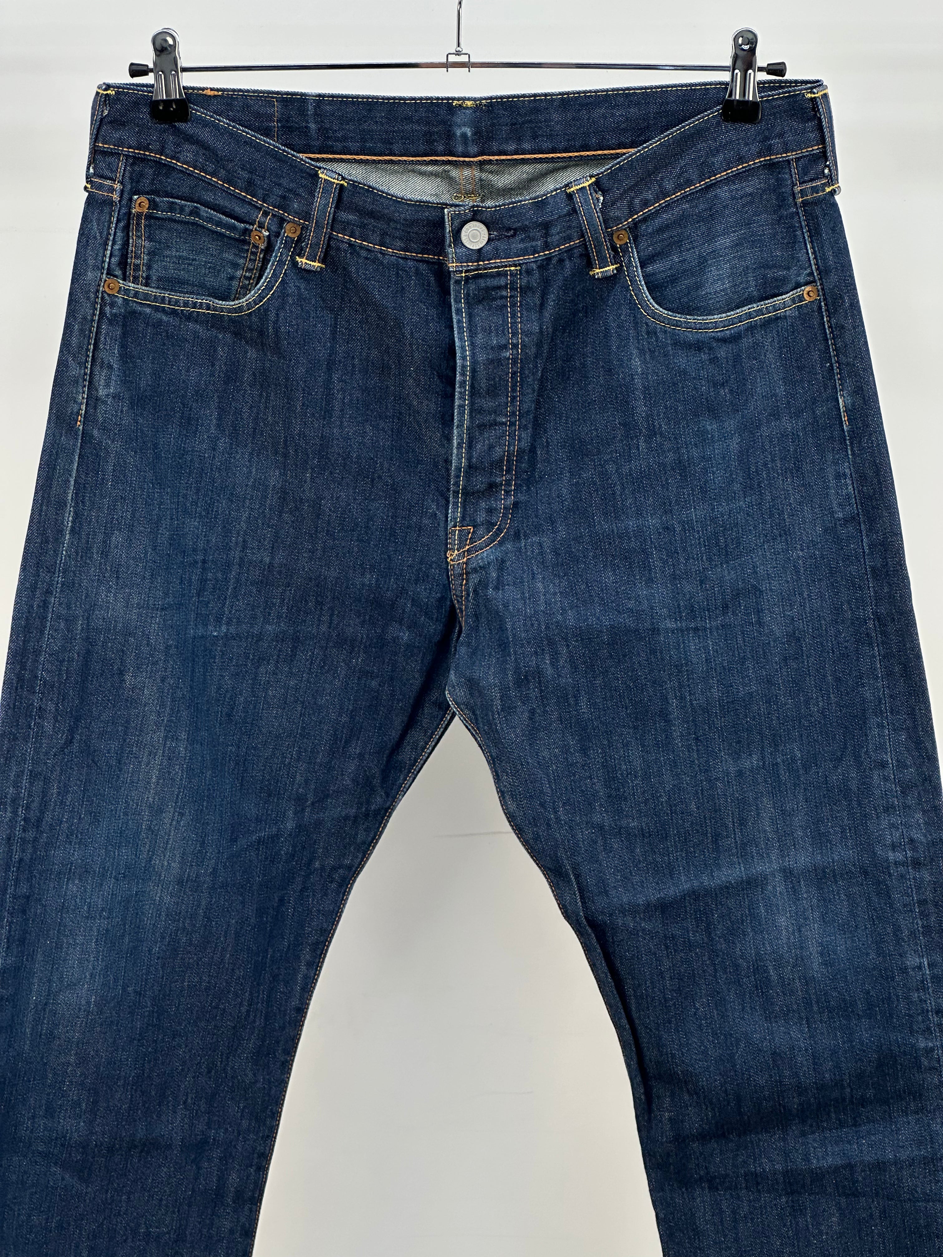 LEVI'S 501 TAGLIA : 50 ITA = W36 L32