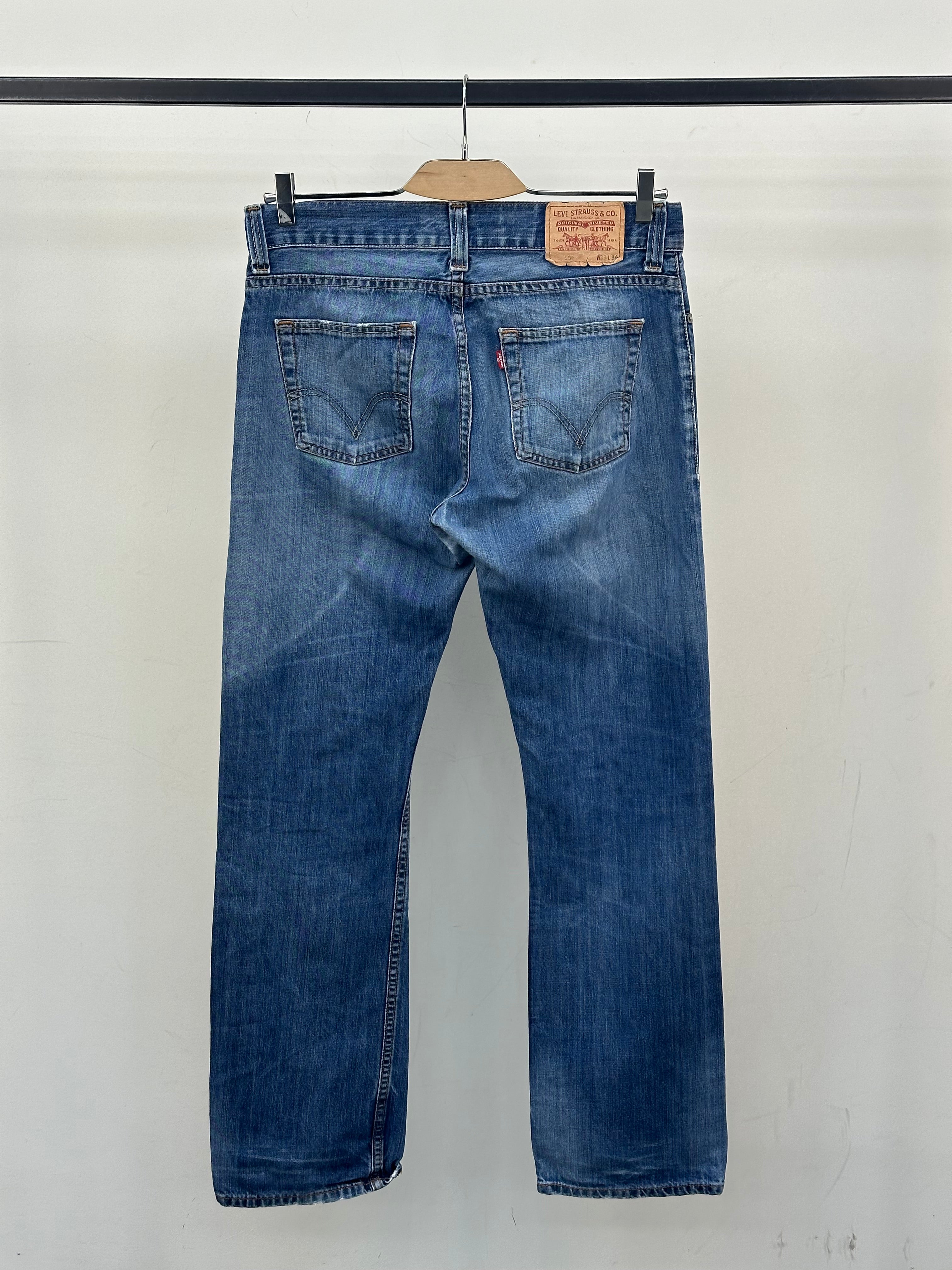 LEVI'S 506 STRAIGHT FIT TAGLIA: 47 ITA = W33 L34
