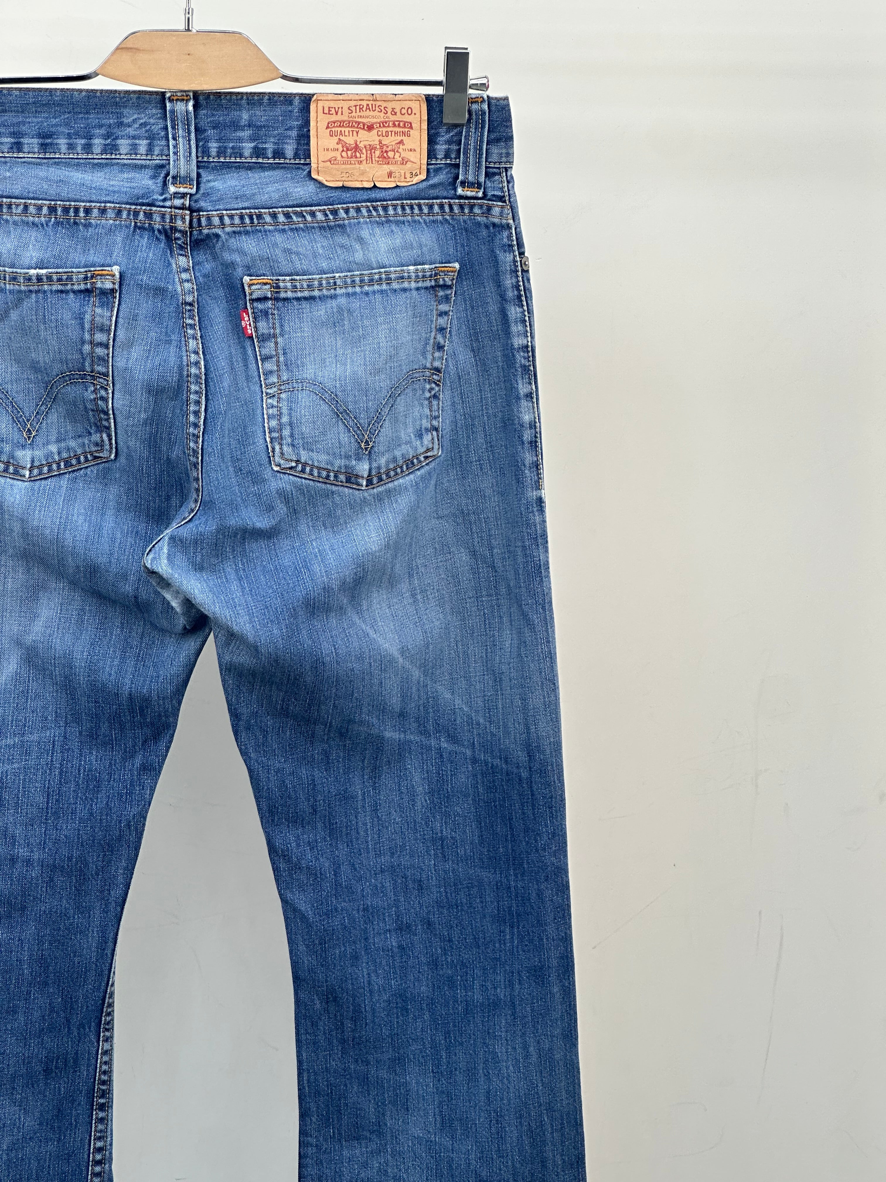LEVI'S 506 STRAIGHT FIT TAGLIA: 47 ITA = W33 L34