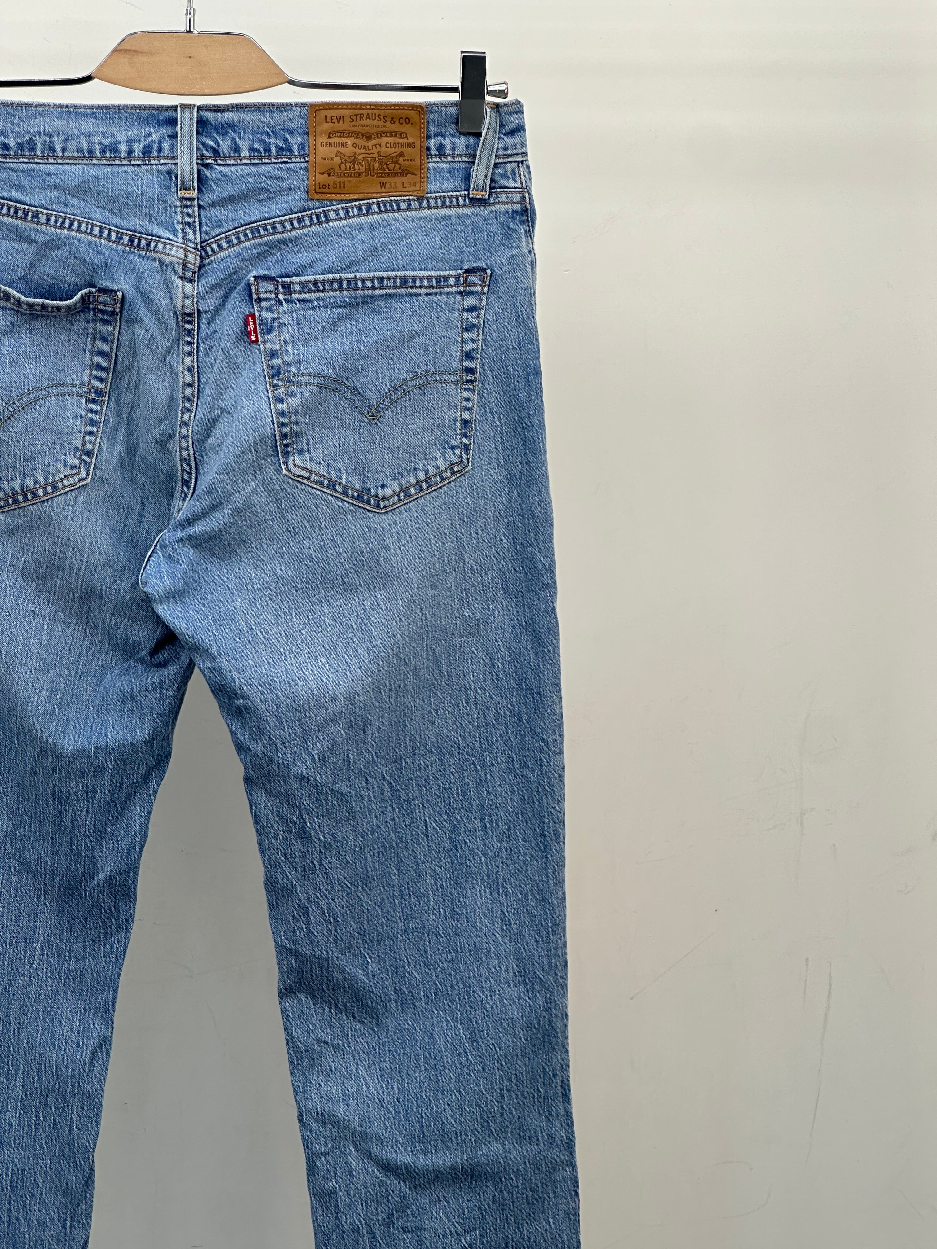 LEVI'S 511 SLIM FIT TAGLIA: 47 ITA = W33 L34