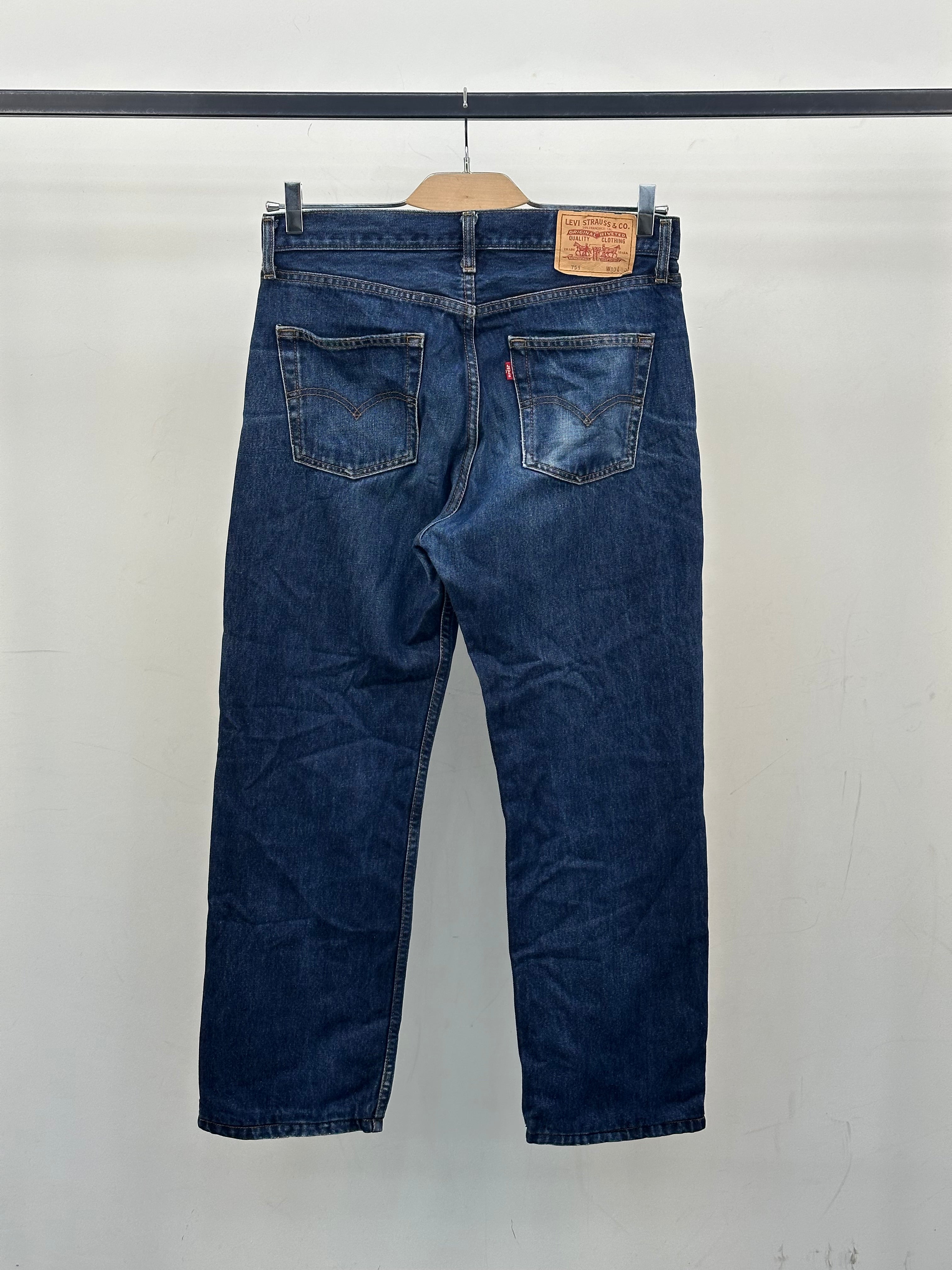 LEVI'S 751 BAGGY FIT TAGLIA: 47 ITA = W33 L30