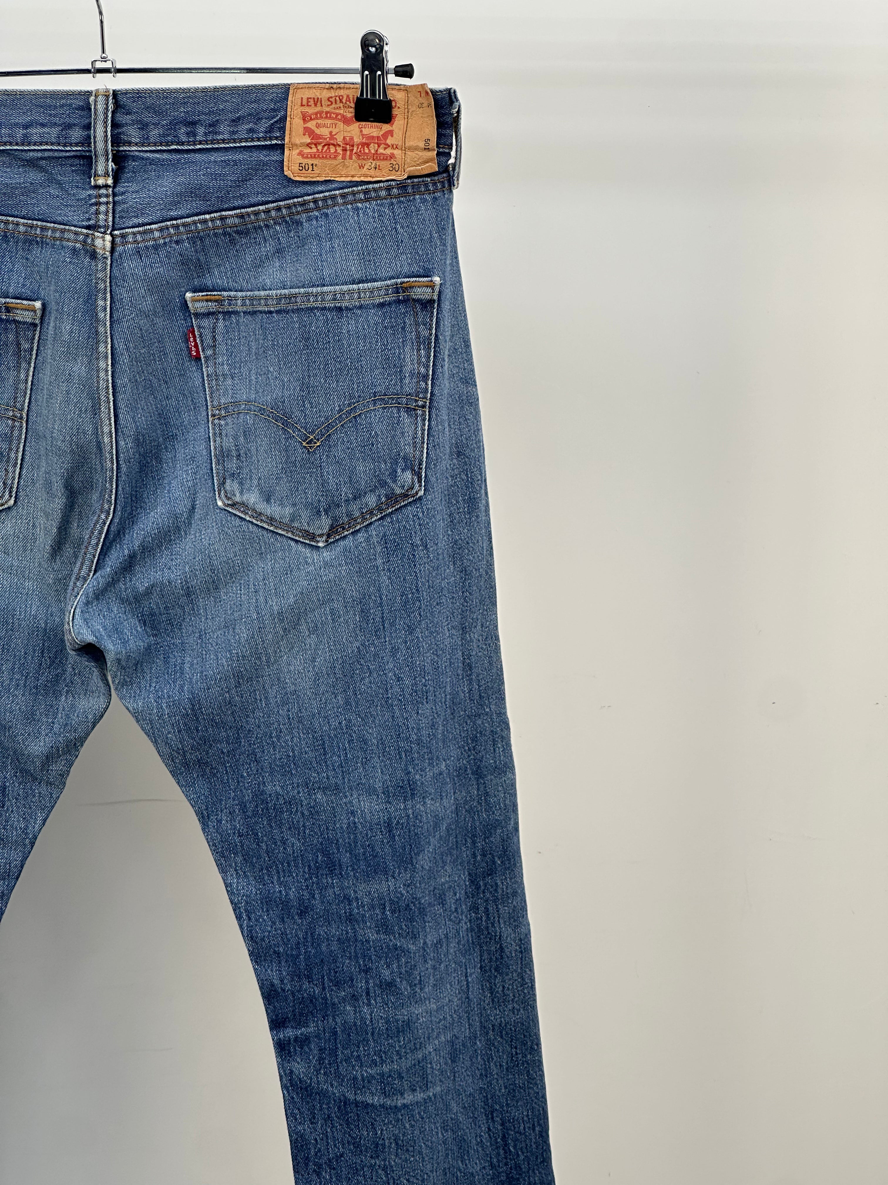 LEVI'S 501 TAGLIA : 48 ITA = W34 L30