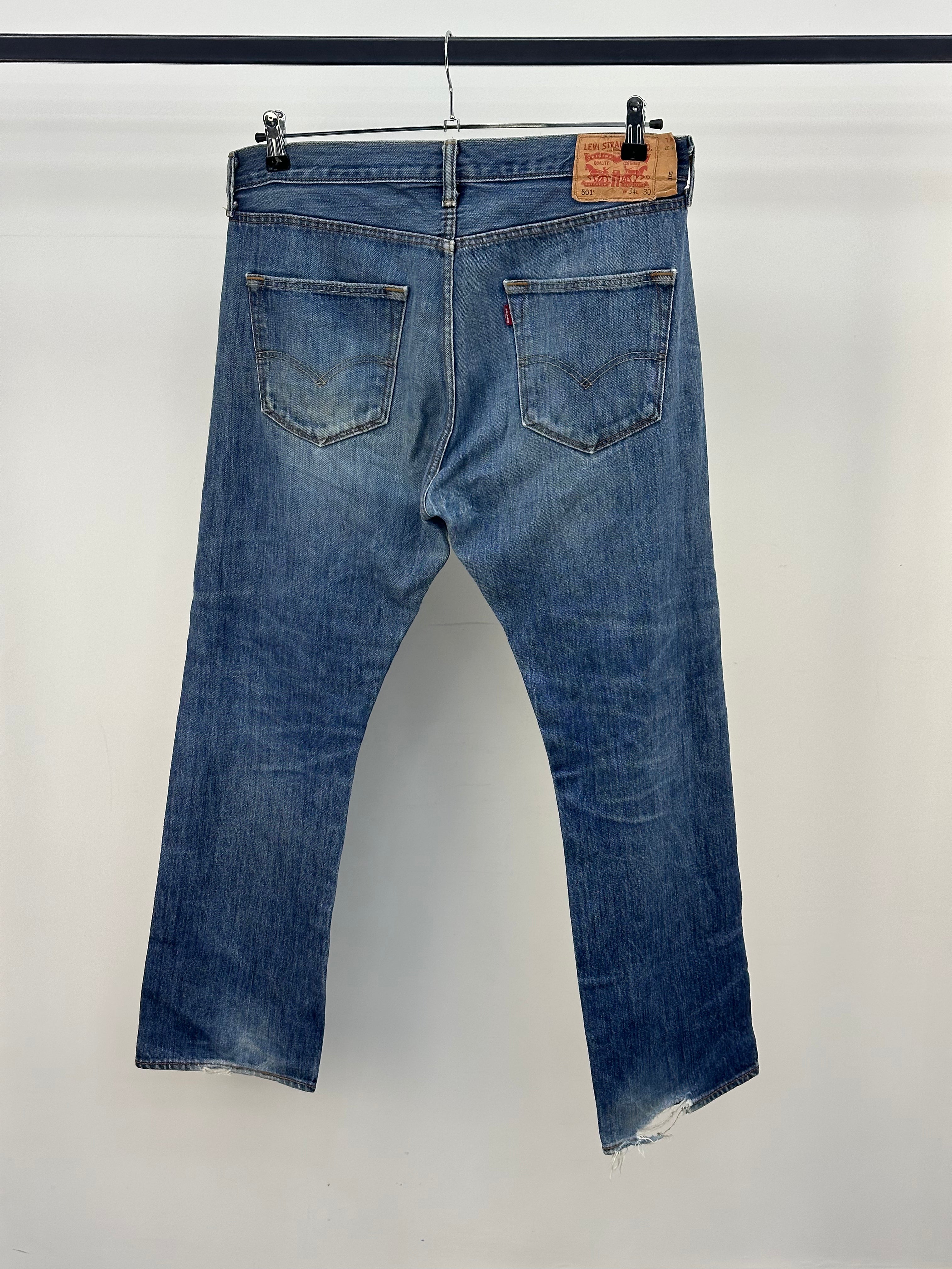 LEVI'S 501 TAGLIA : 48 ITA = W34 L30