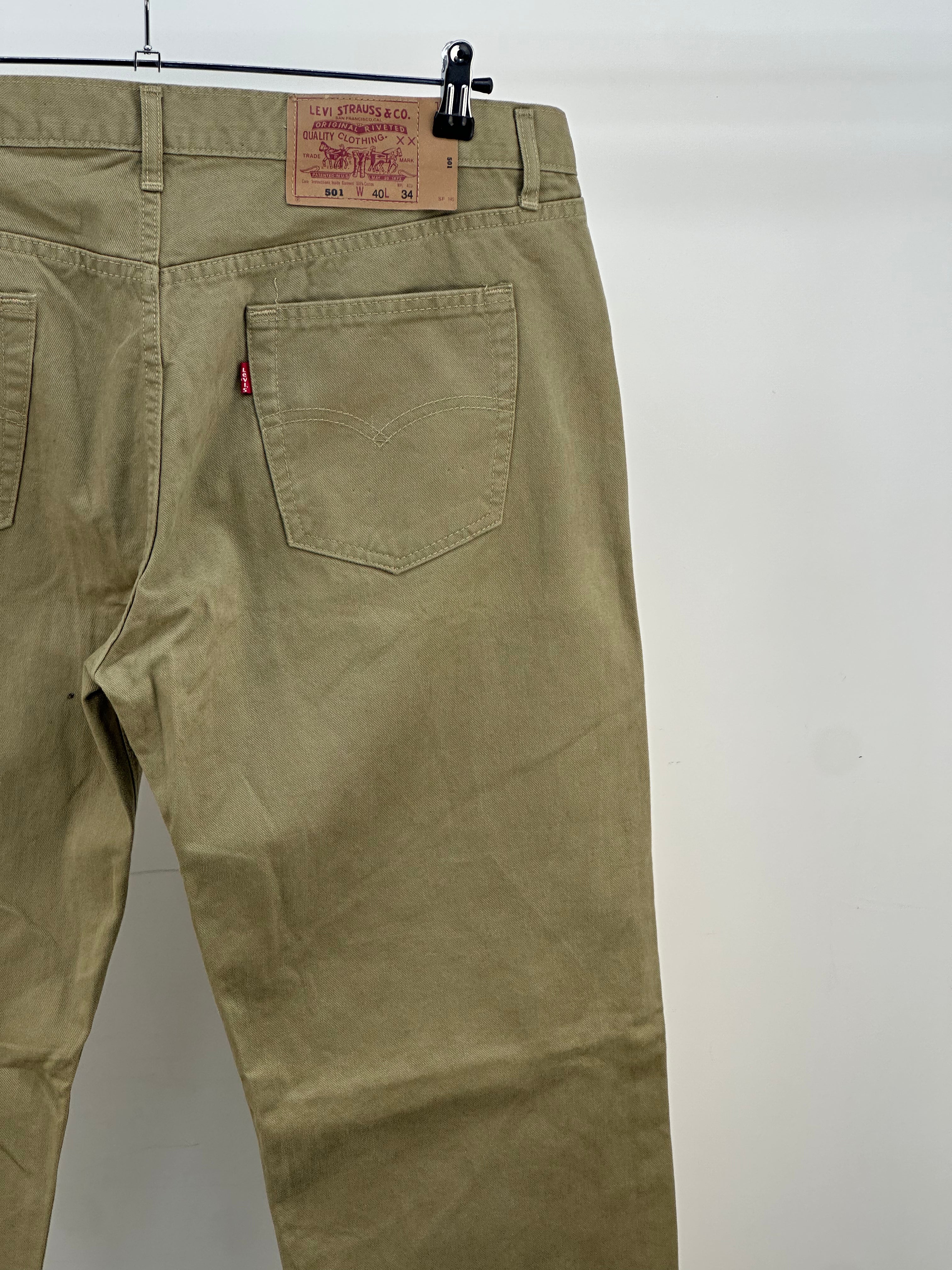LEVI'S 501 TAGLIA : 54 ITA = W40 L34
