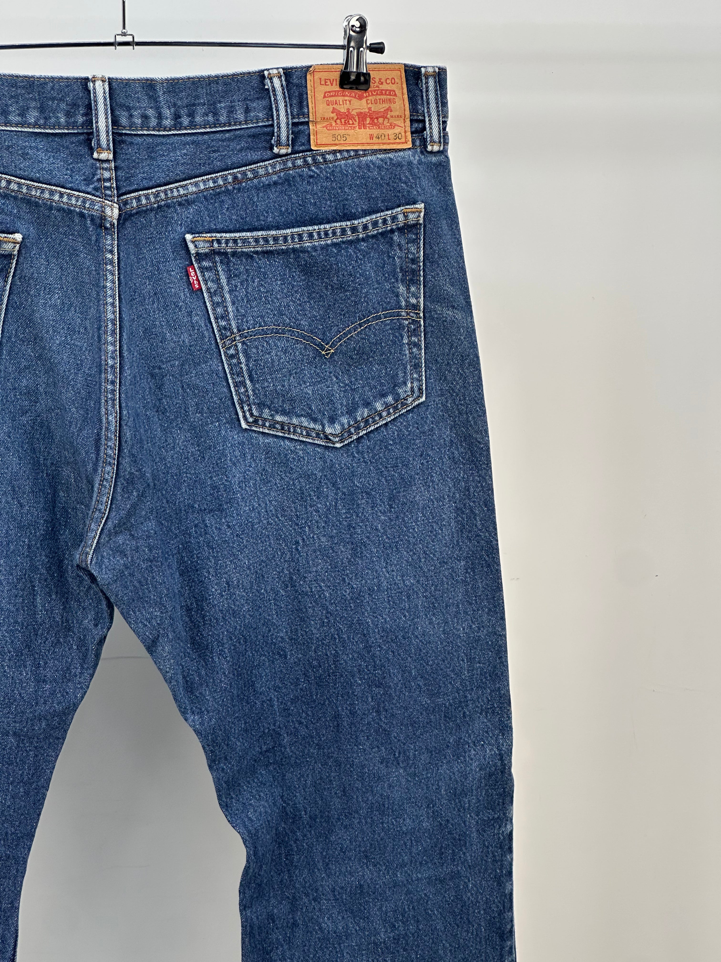 LEVI'S 505 REGULAR FIT TAGLIA : 54 ITA = W40 L30