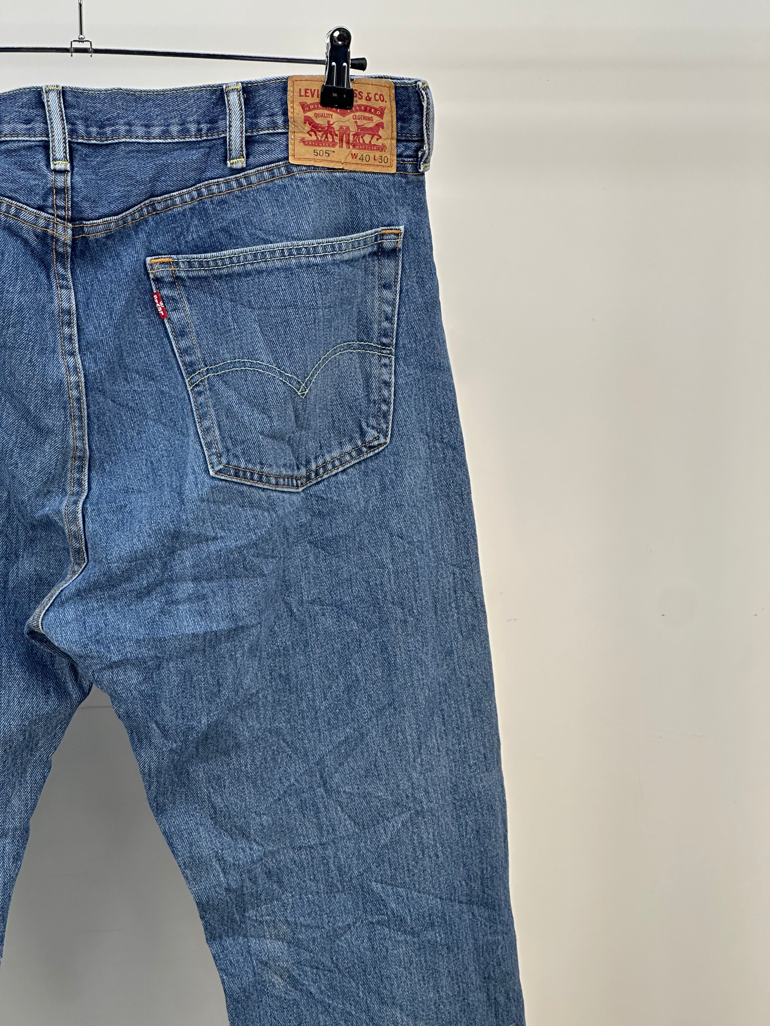 LEVI'S 505 REGULAR FIT TAGLIA : 54 ITA = W40 L30