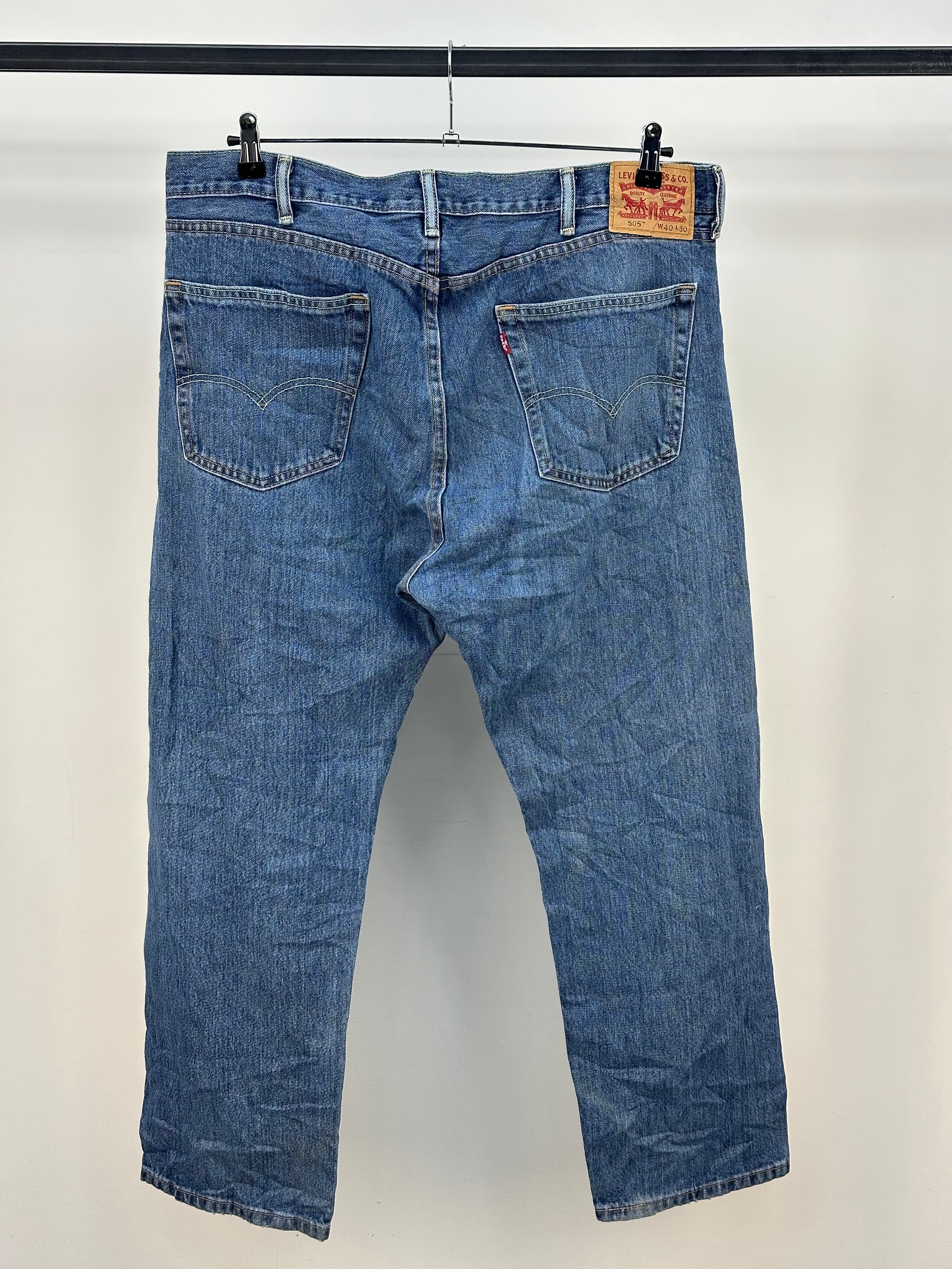 LEVI'S 505 REGULAR FIT TAGLIA : 54 ITA = W40 L30