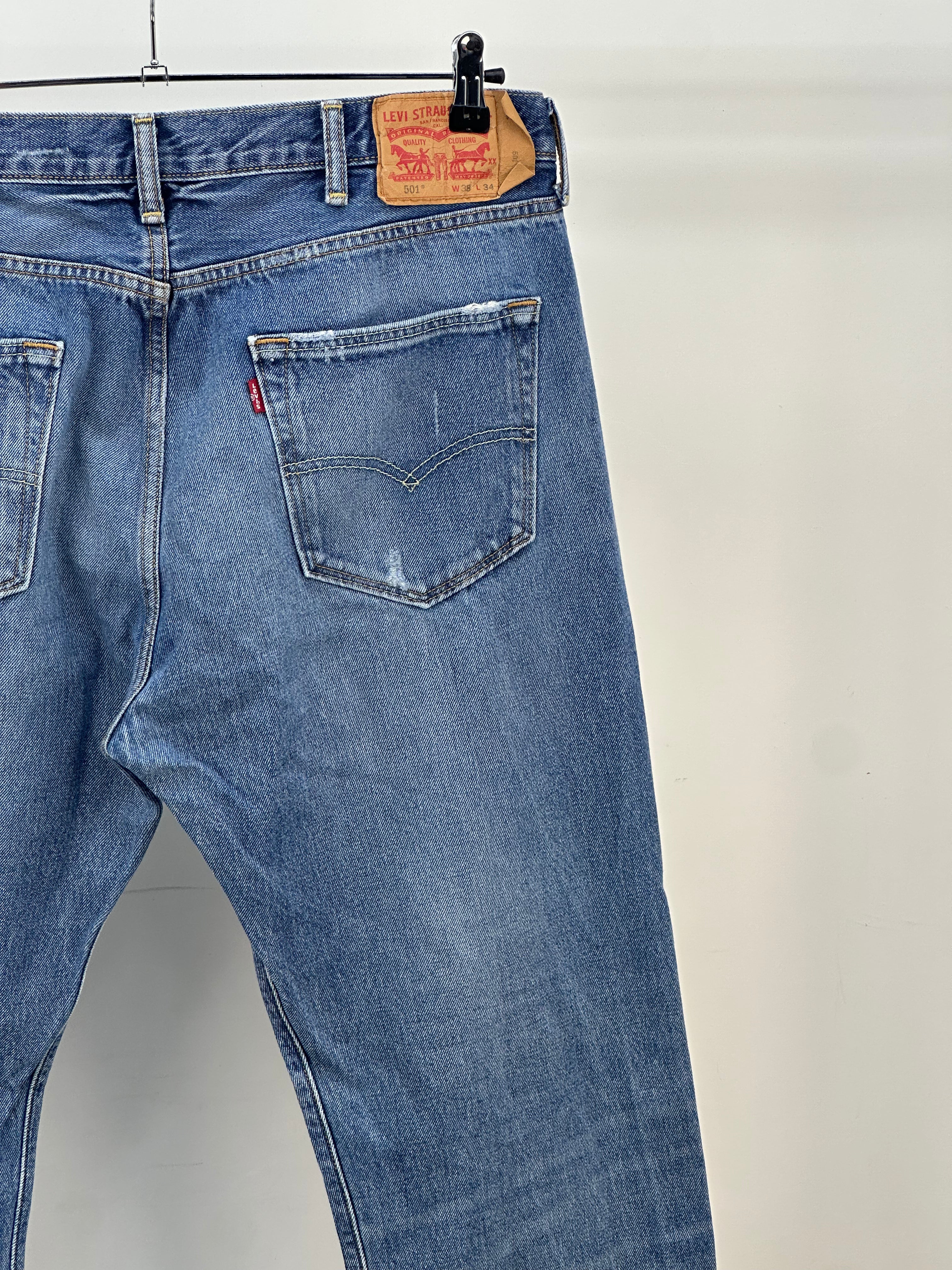 LEVI'S 501 TAGLIA : 52 ITA = W38 L34