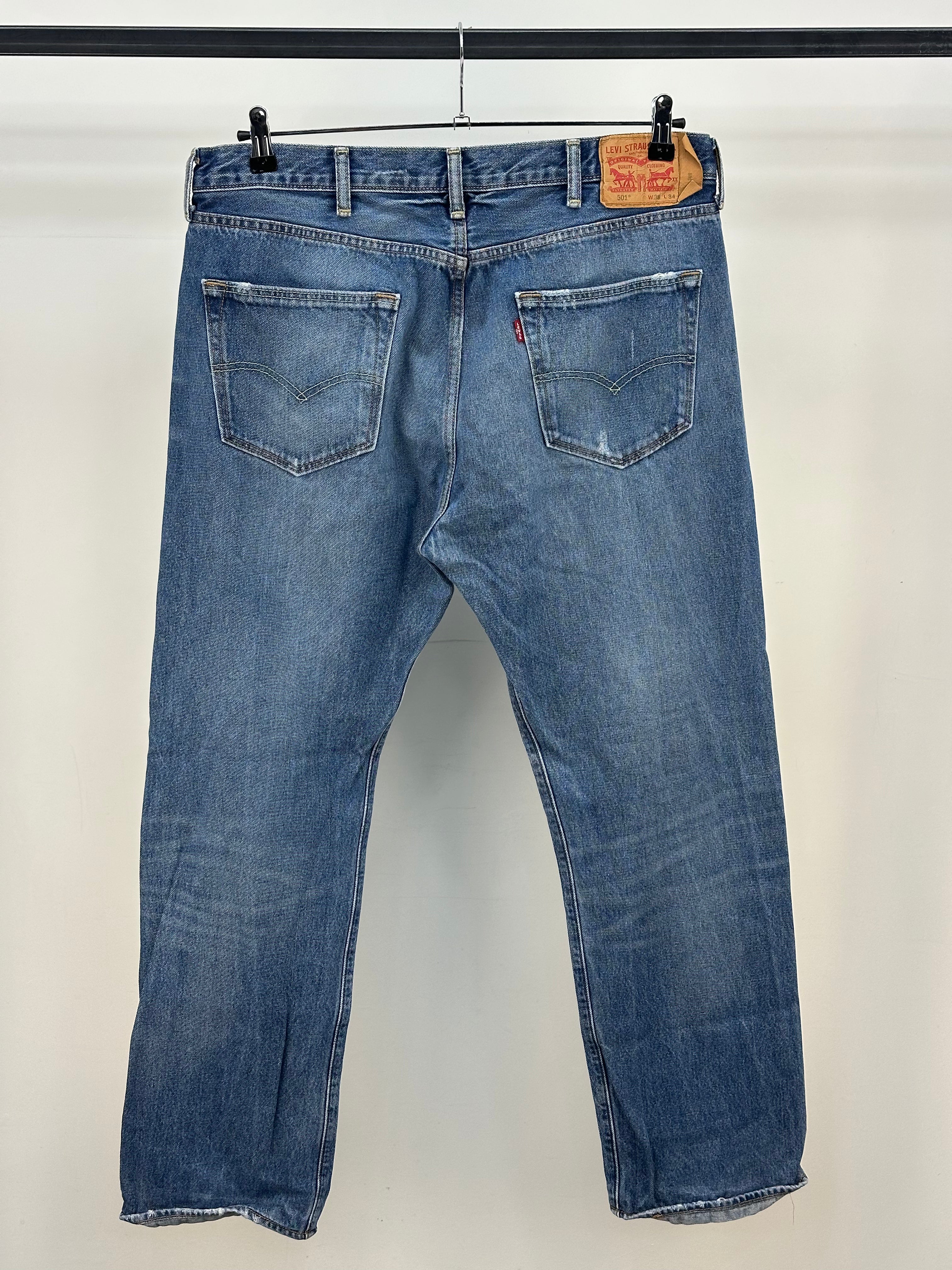 LEVI'S 501 TAGLIA : 52 ITA = W38 L34