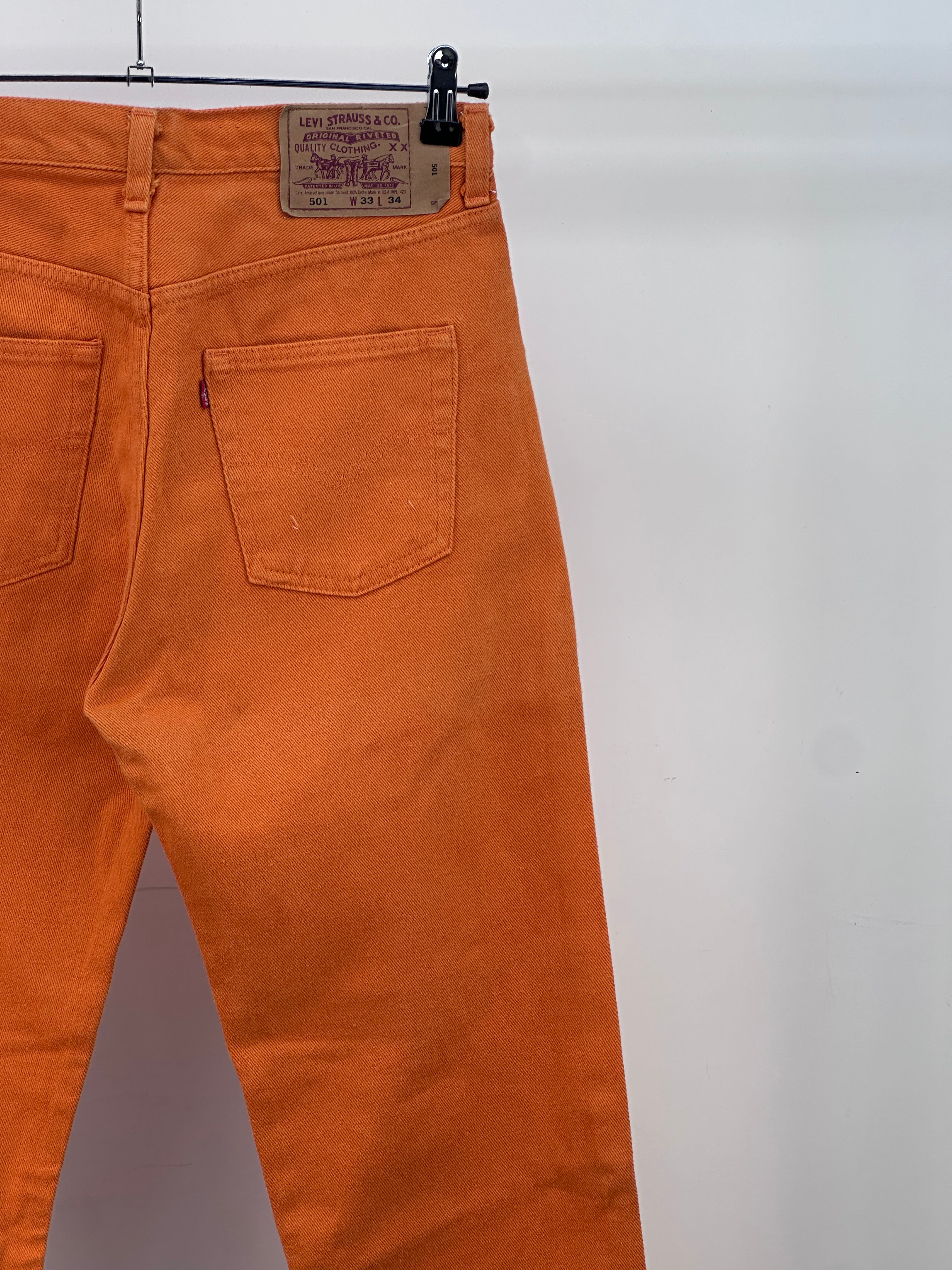 LEVI'S 501 TAGLIA : 47 ITA = W33 L34