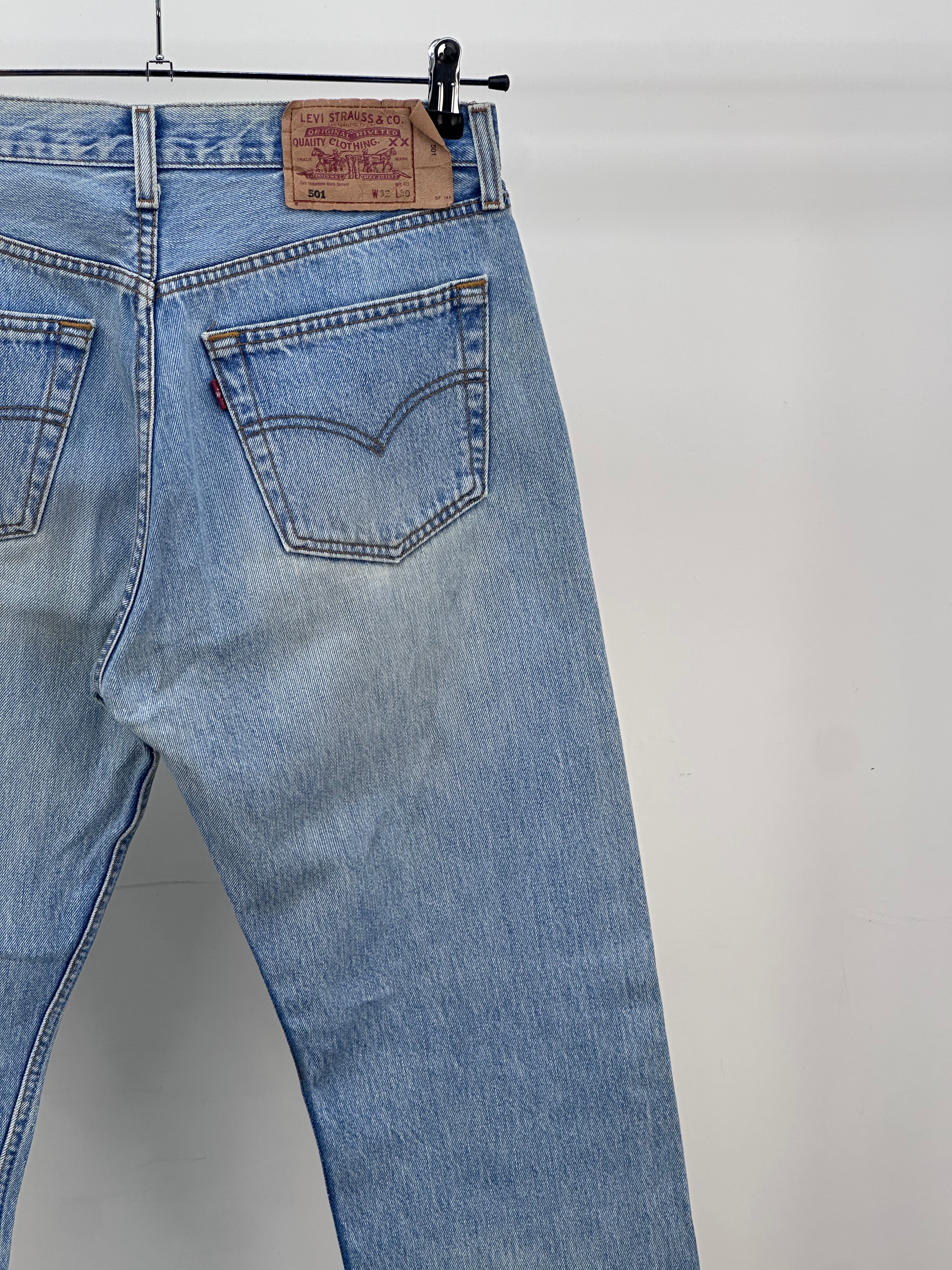 LEVI'S 501 TAGLIA : 46 ITA = W32 L30
