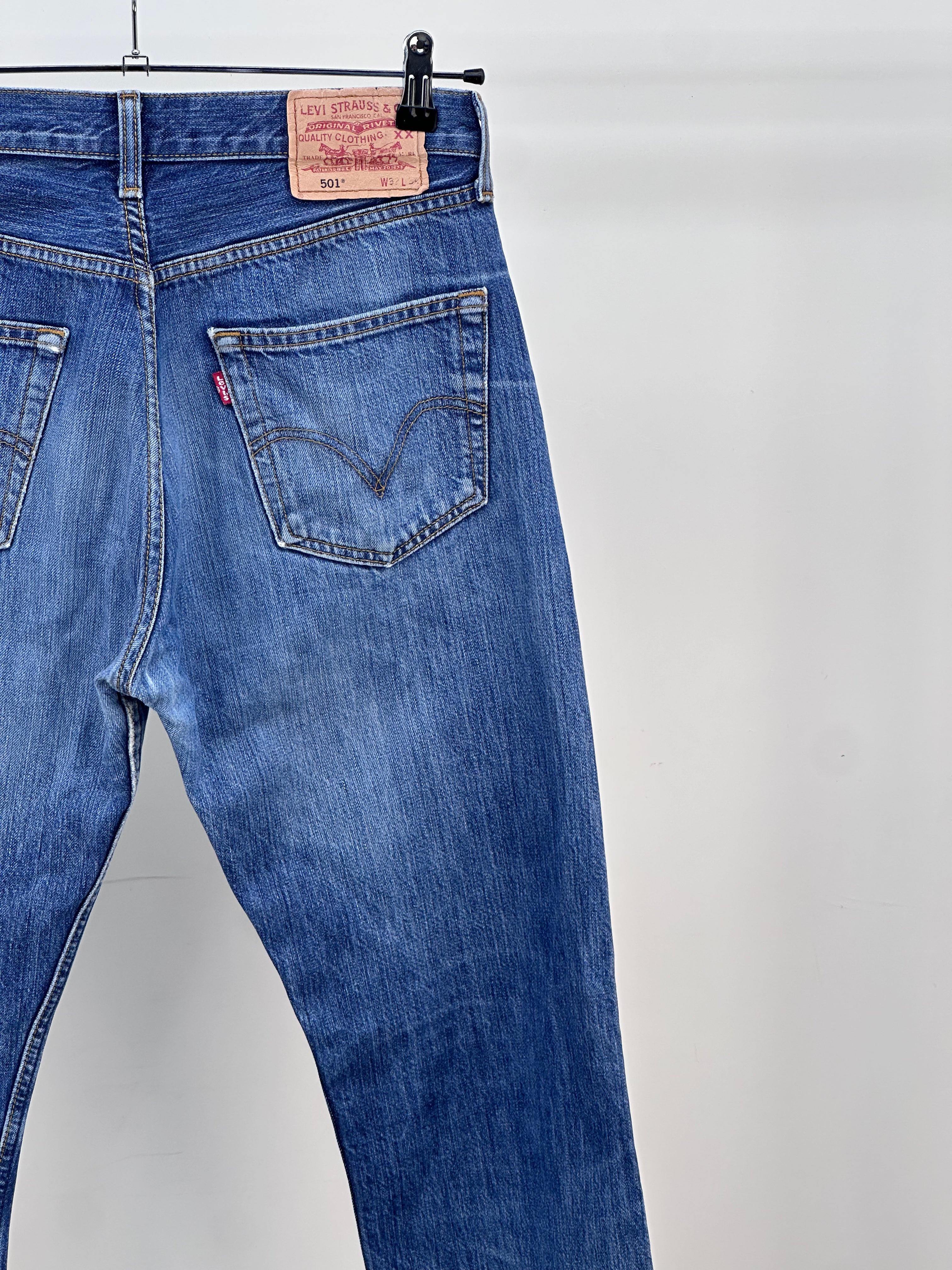 LEVI'S 501 TAGLIA : 46 ITA = W32 L34