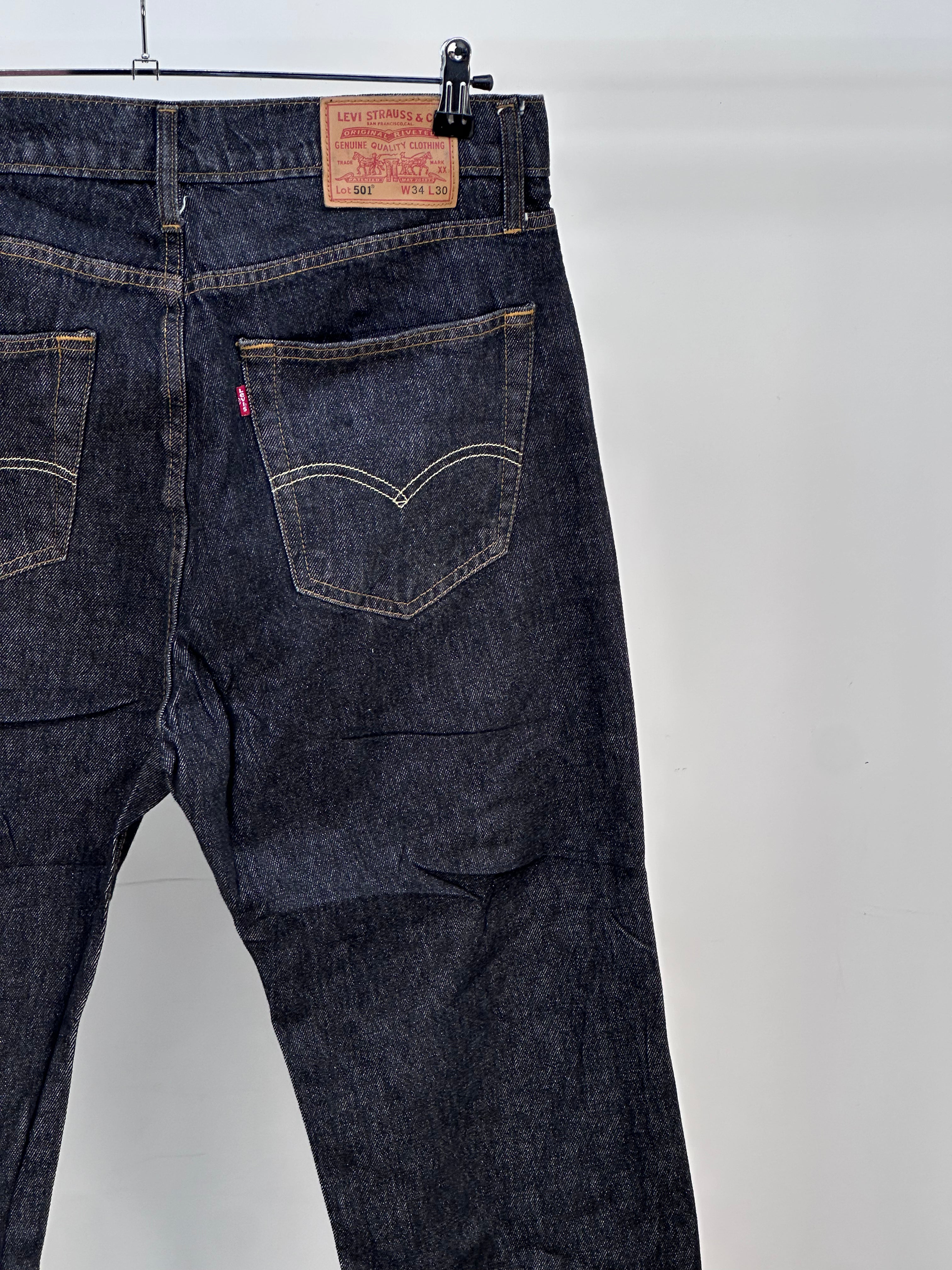 LEVI'S 501 TAGLIA : 48 ITA = W34 L30