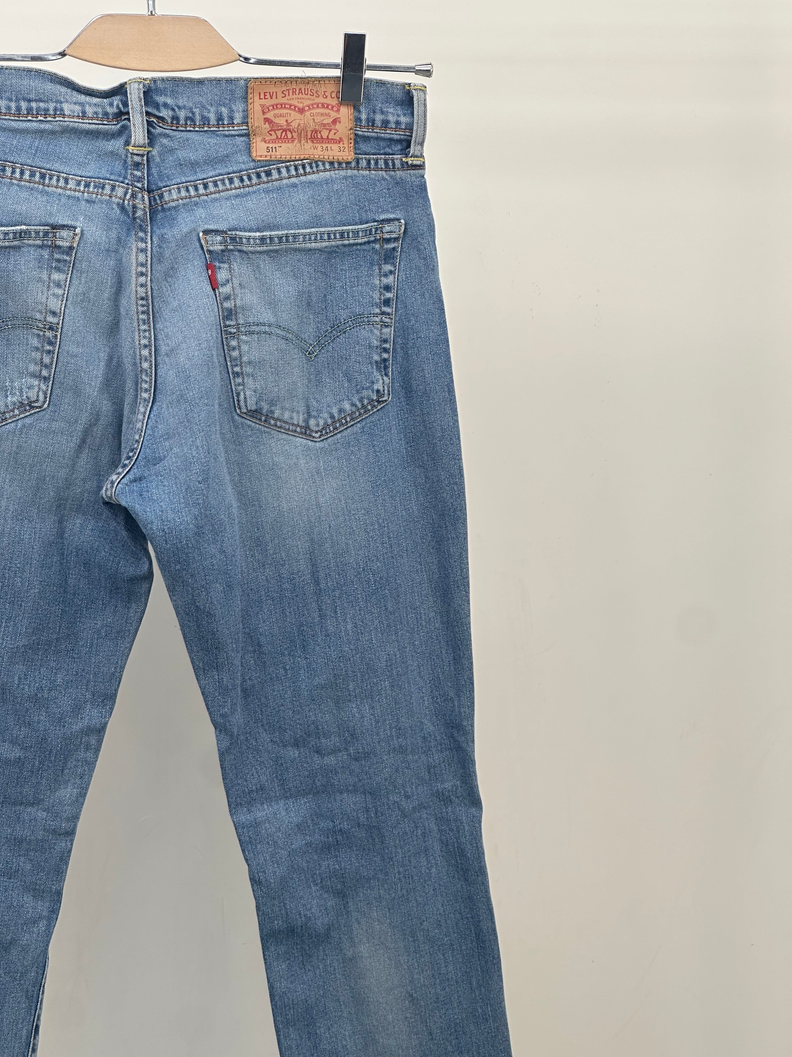 LEVI'S 511 SLIM FIT TAGLIA: 48 ITA = W34 L32