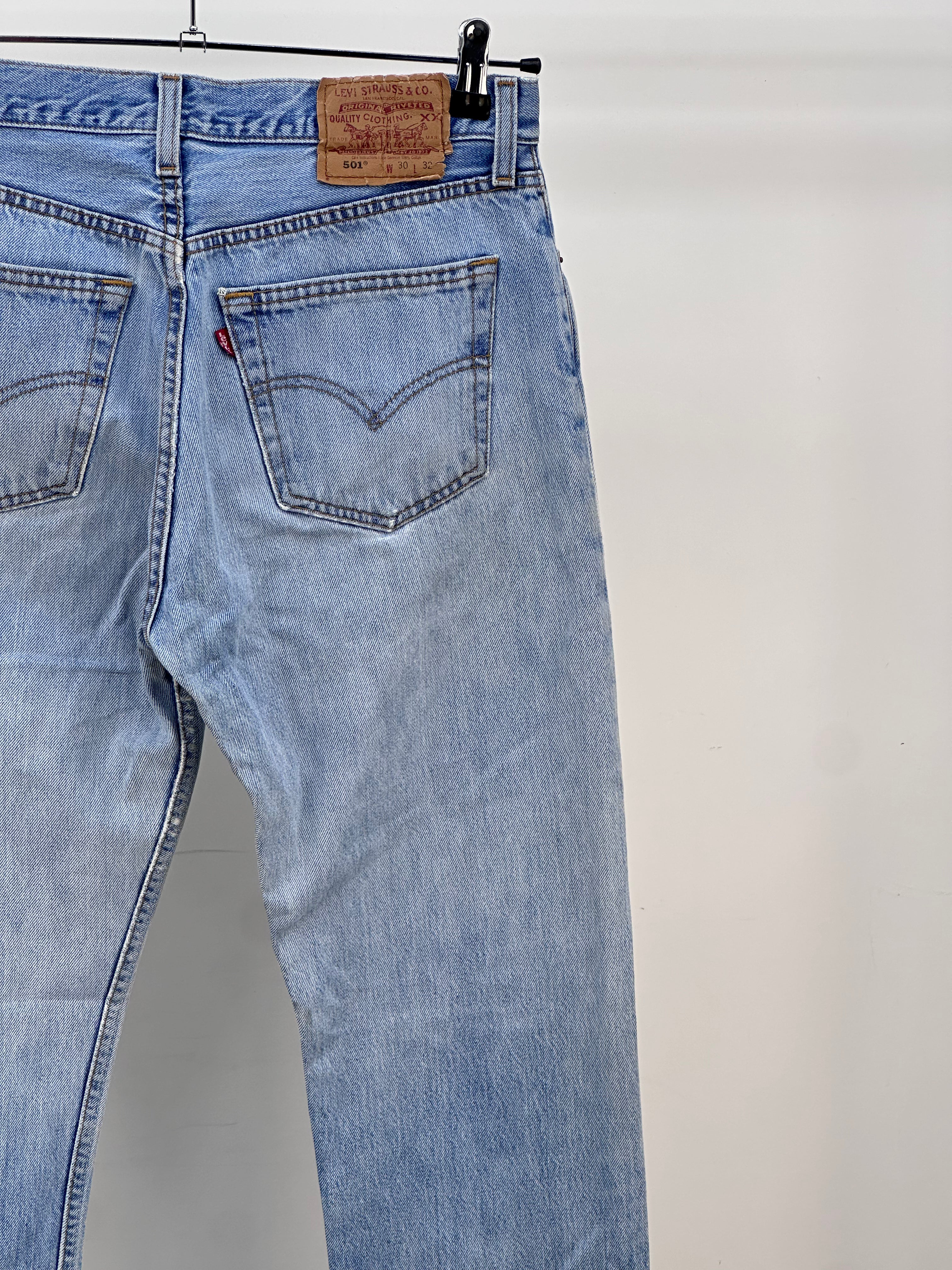 LEVI'S 501 TAGLIA : 44 ITA = W30 L32