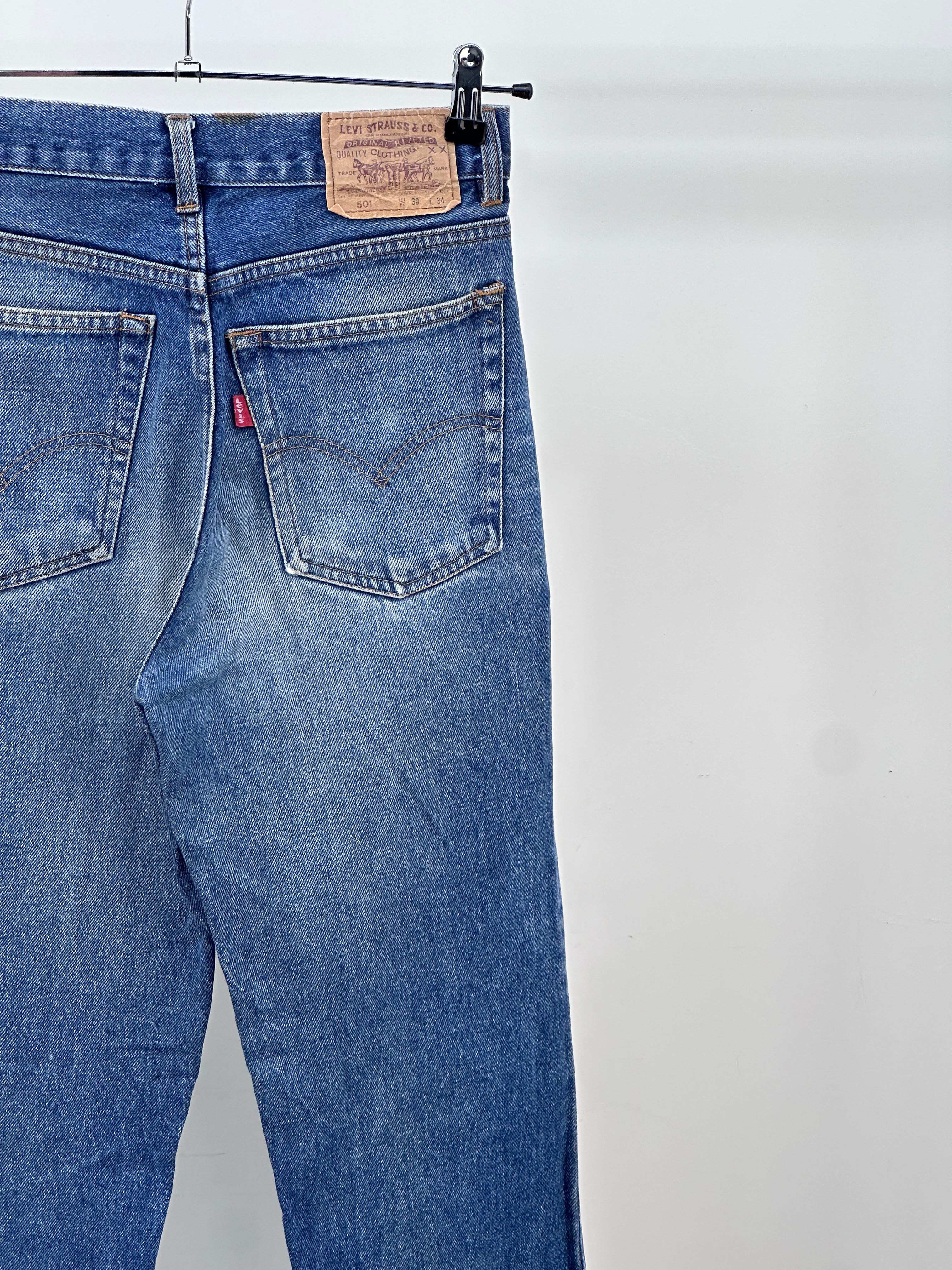 LEVI'S 501 TAGLIA : 44 ITA = W30 L34