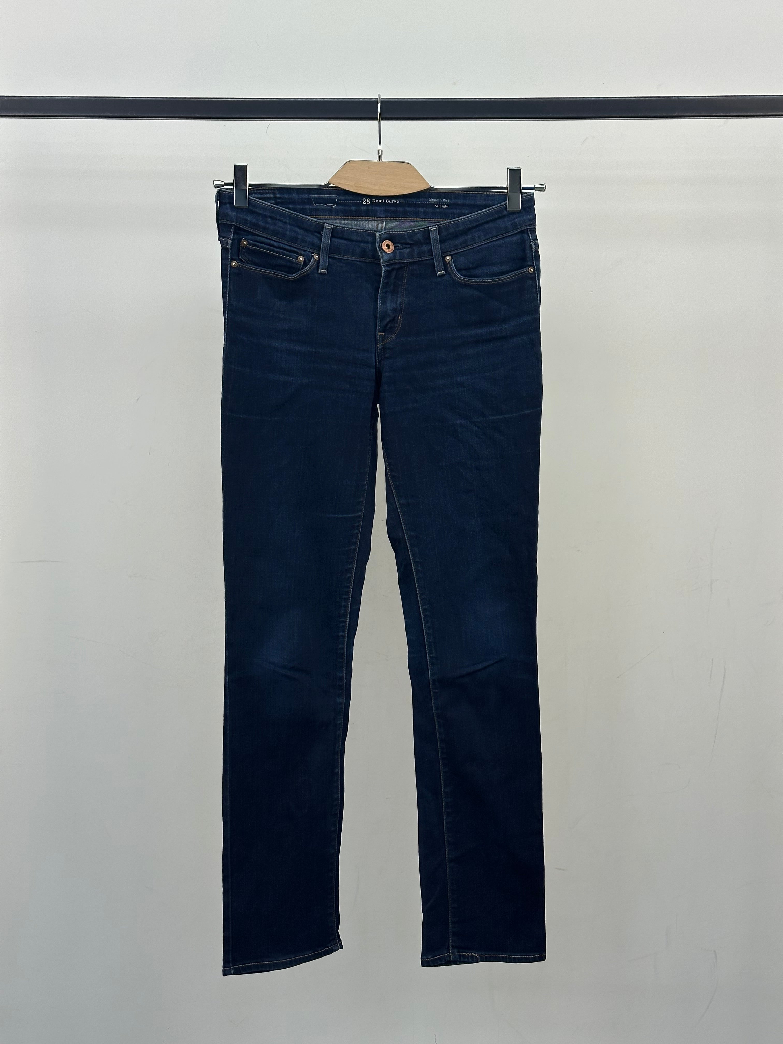 LEVI'S MODERN RISE STRAIGHT FIT TAGLIA: 42 ITA = W28 L32