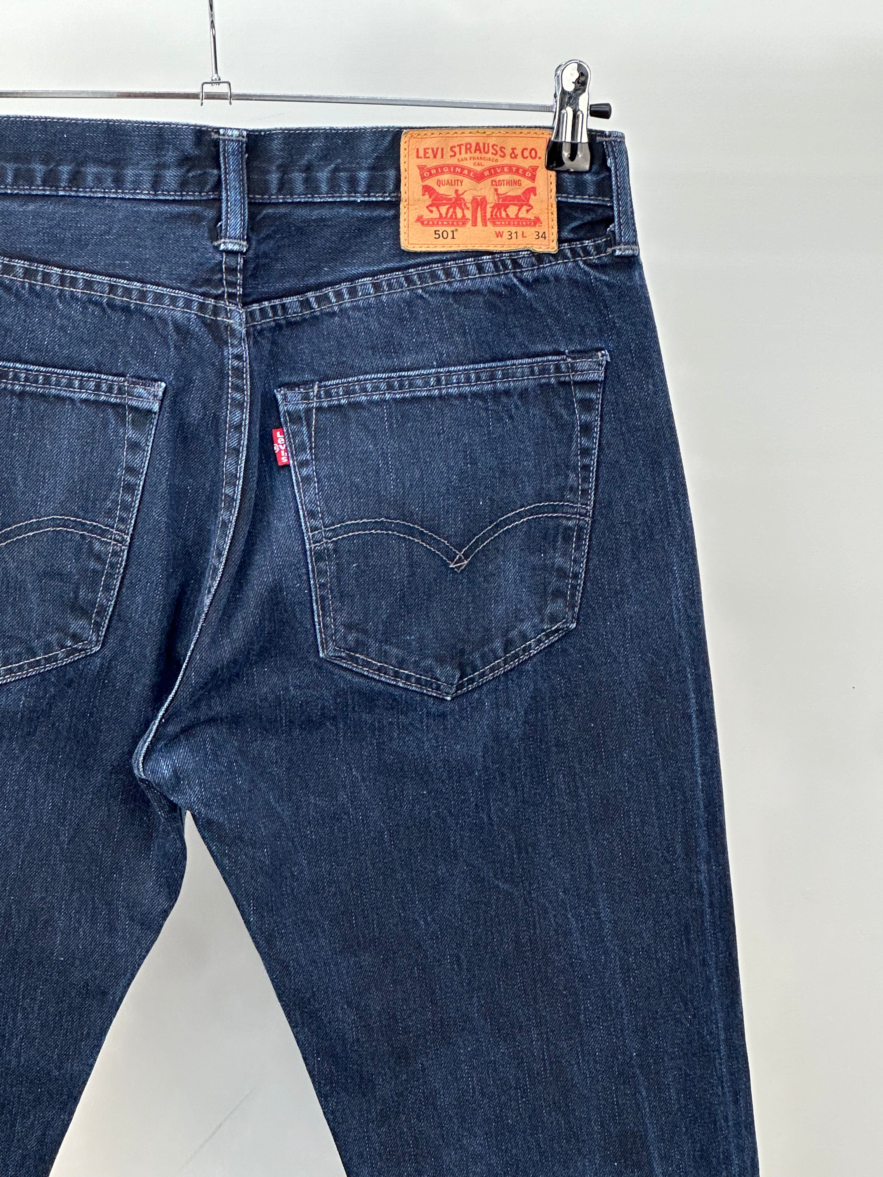 LEVI'S 501 TAGLIA: 45 ITA = W31 L34