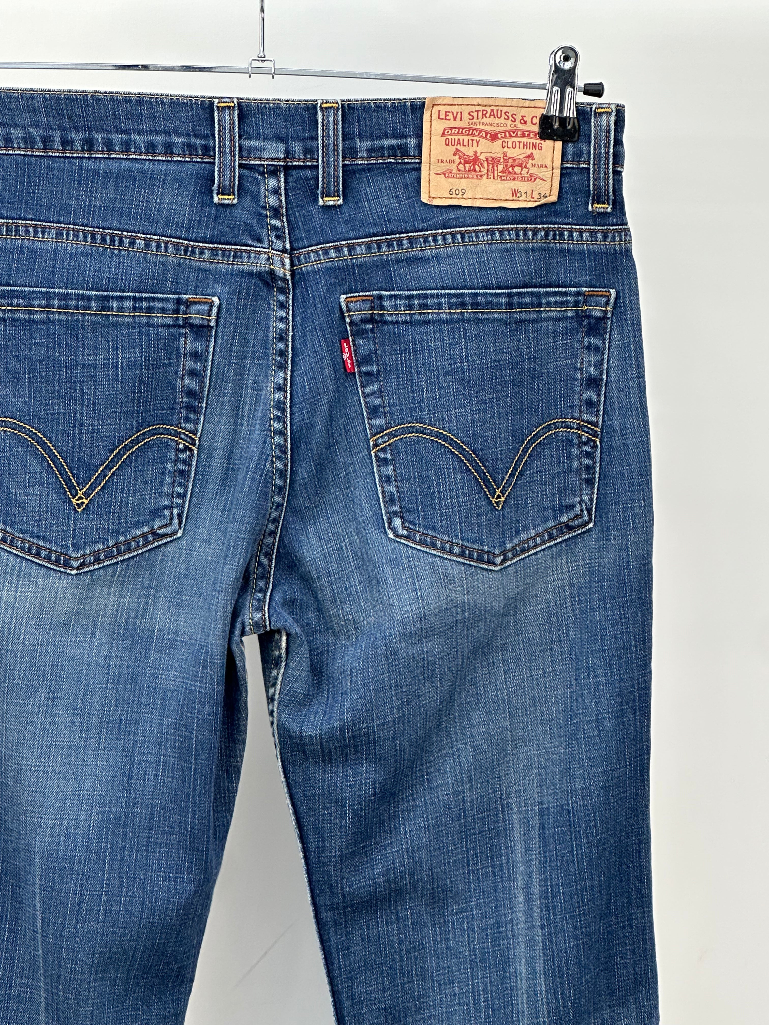 LEVI'S 609 BOOTCUT TAGLIA: 45 ITA = W31 L34