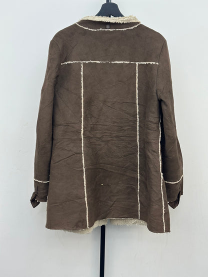 MONTONE SHEARLING ORIGINAL TAGLIA: 42 OVER SIZE