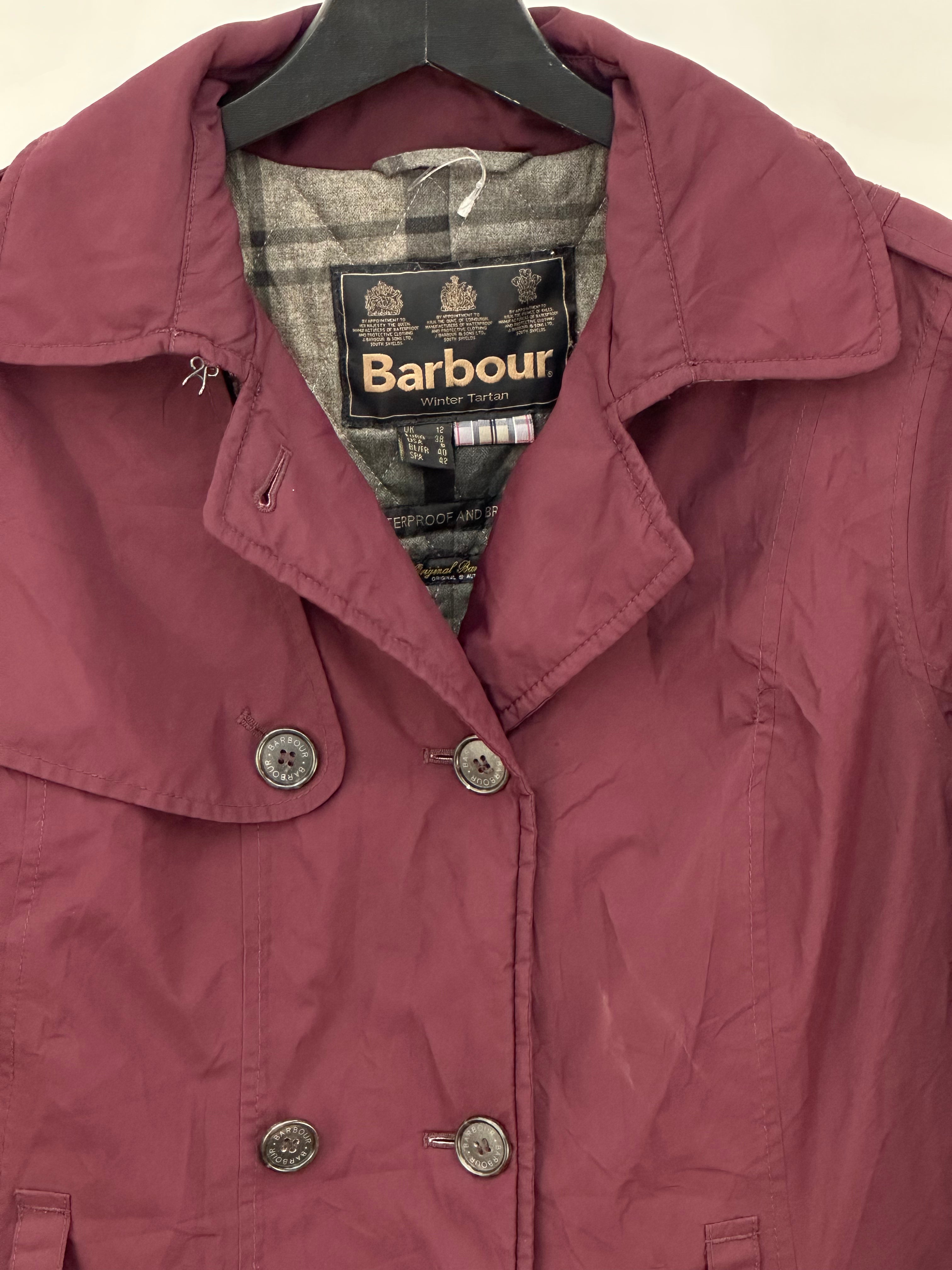 TRENCH BARBOUR TAGLIA : 38 DONNA