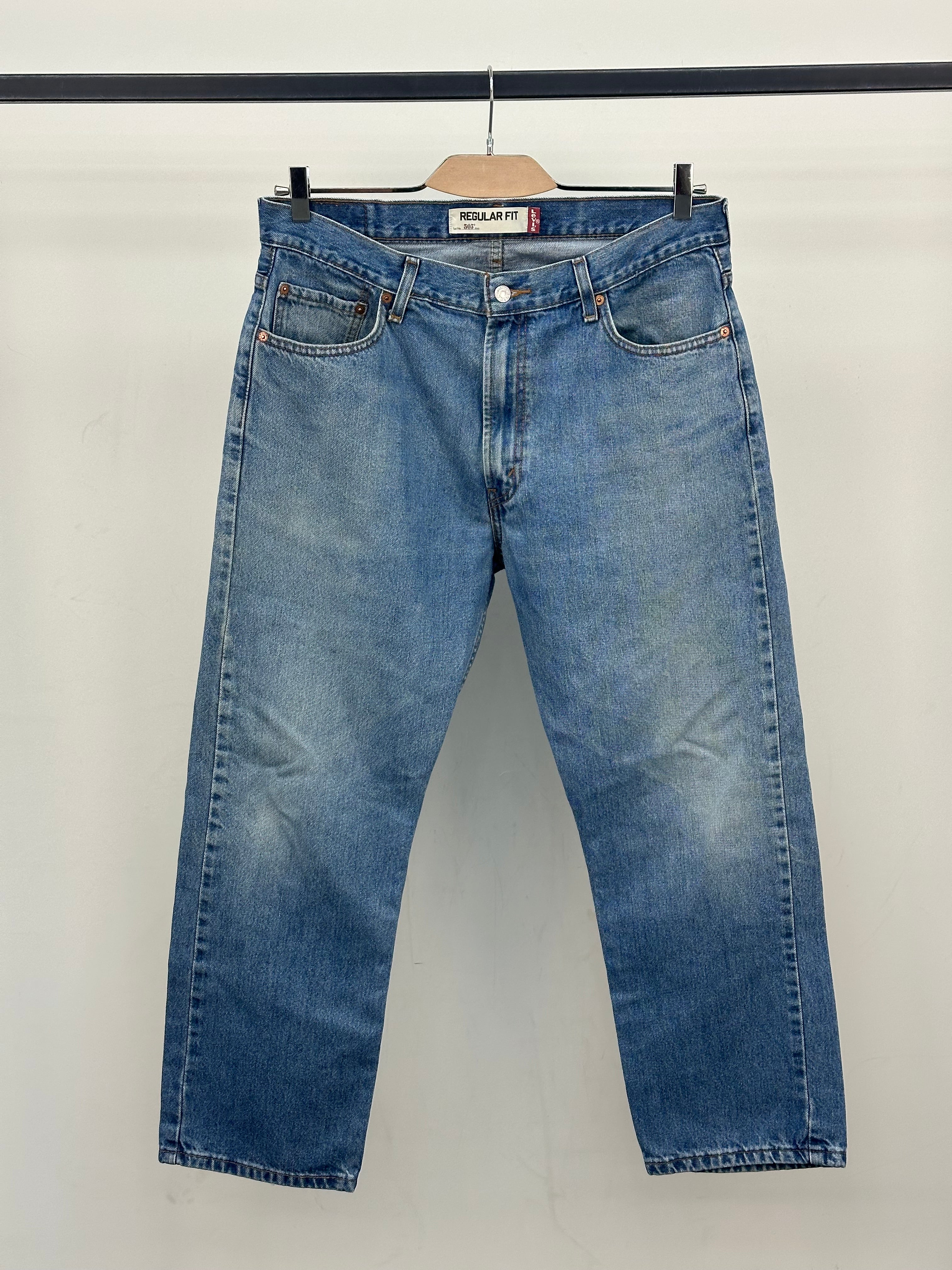 LEVI'S 505 STRAIGHT FIT TAGLIA: 50 ITA = W36 L29