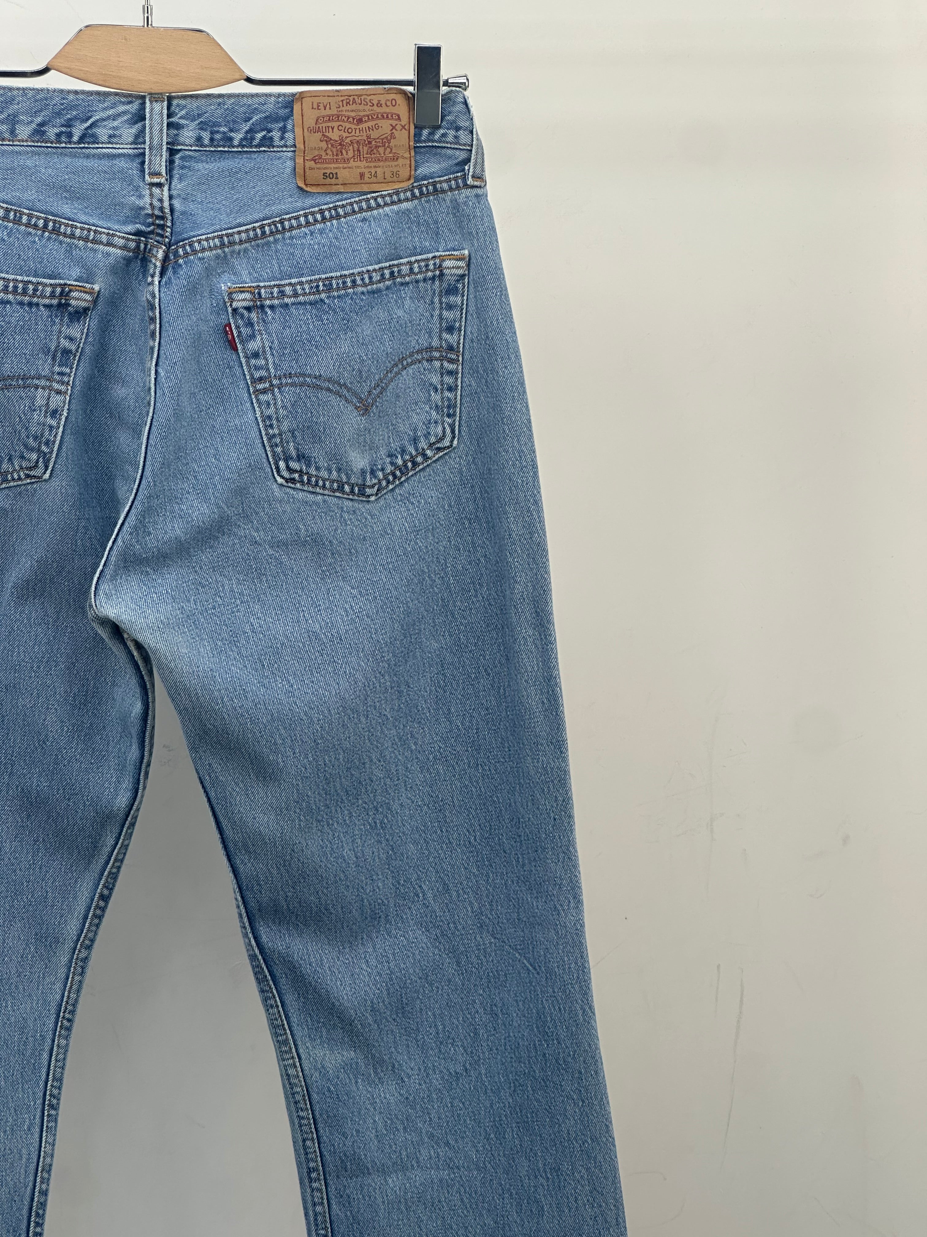 LEVI'S 501 REGULAR FIT PREMIUM TAGLIA: 48 ITA = W34 L36