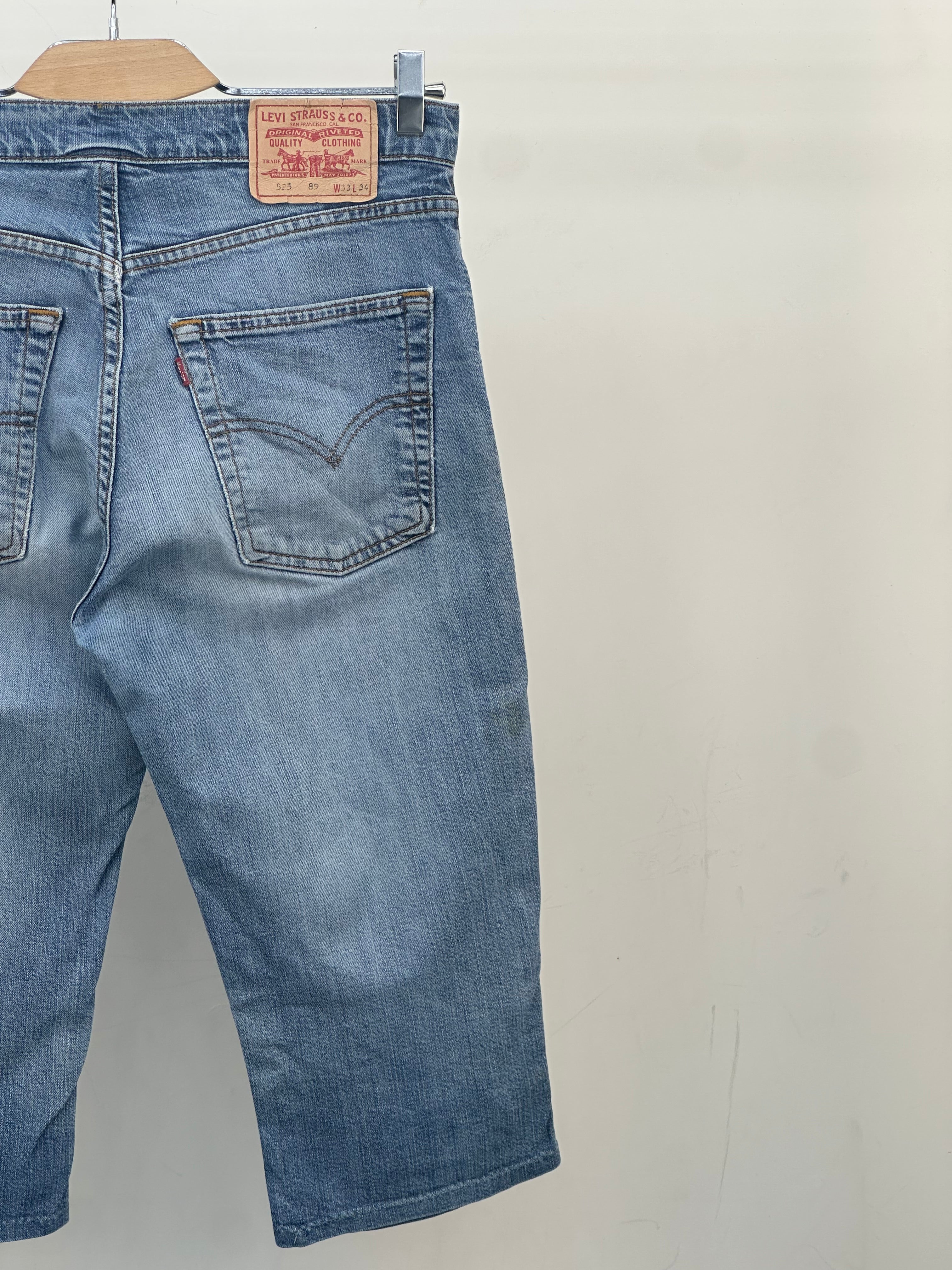 LEVI'S 525 LONG SHORTS FIT TAGLIA: 47 ITA = W33 L34