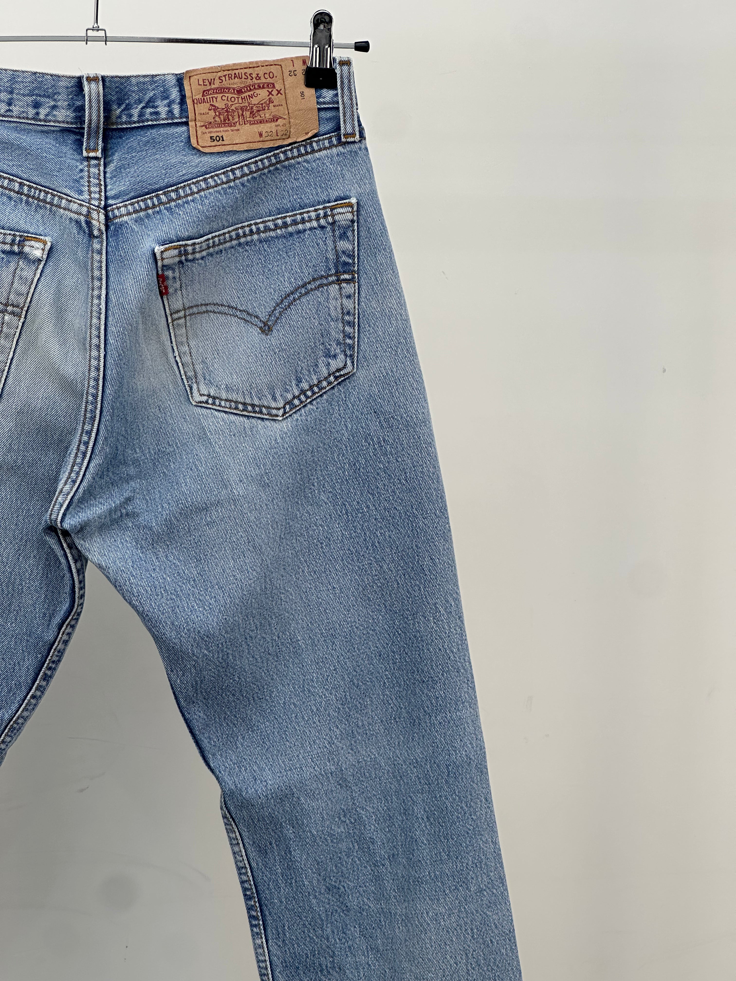LEVI'S 501 TAGLIA: 46 ITA = W32 L32