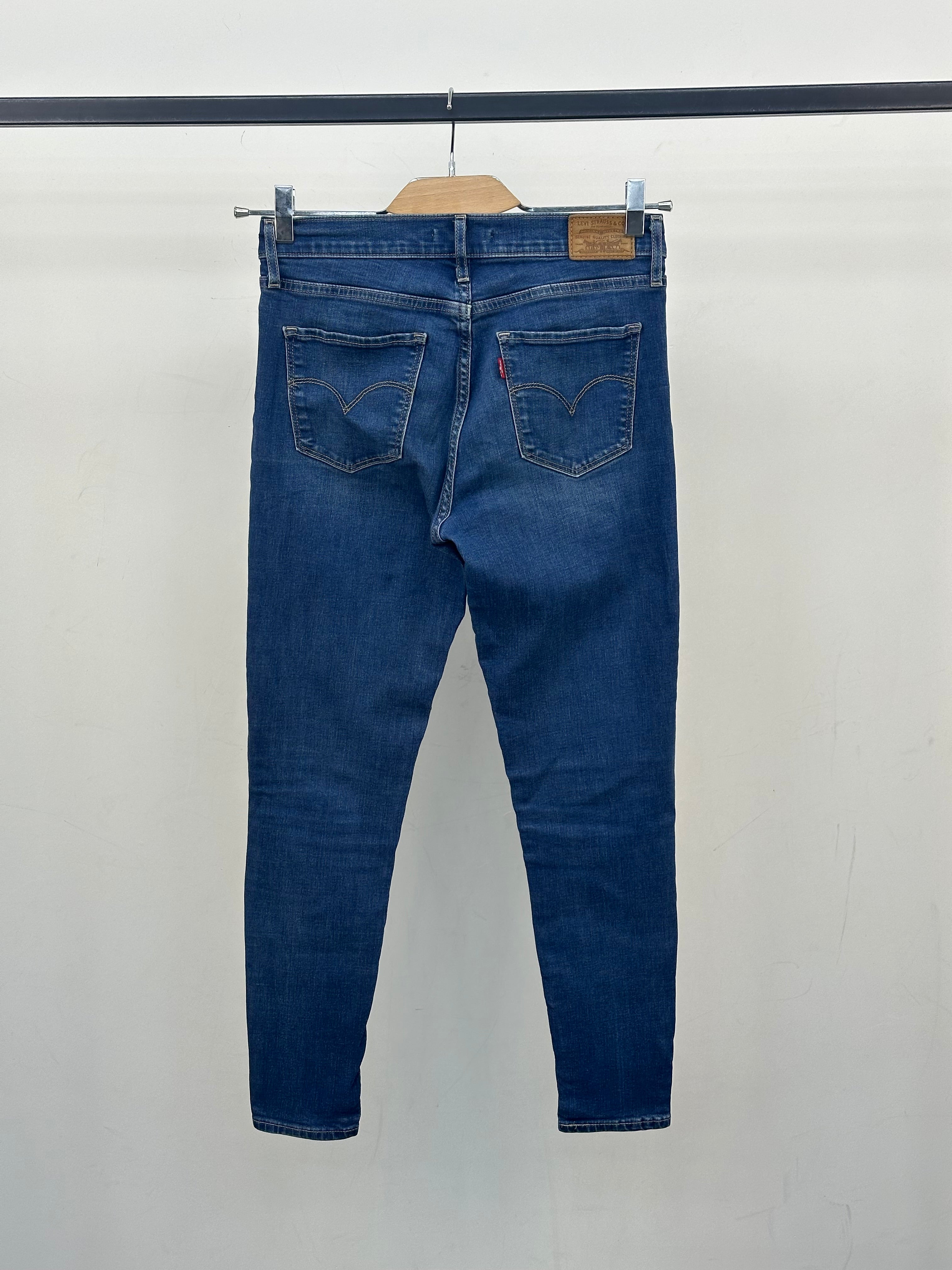 LEVI'S 720 HIGH RISE SUPER SKINNY ANKLE TAGLIA: 41 ITA = W27