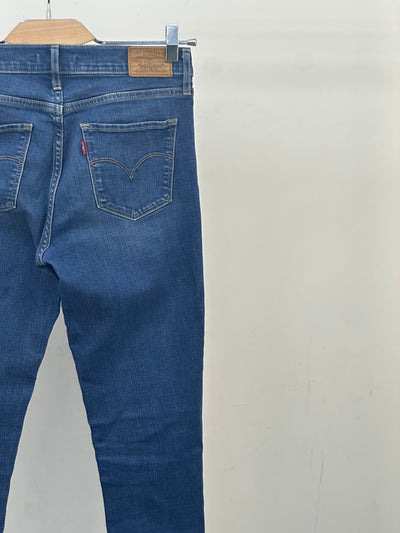LEVI'S 720 HIGH RISE SUPER SKINNY ANKLE TAGLIA: 41 ITA = W27