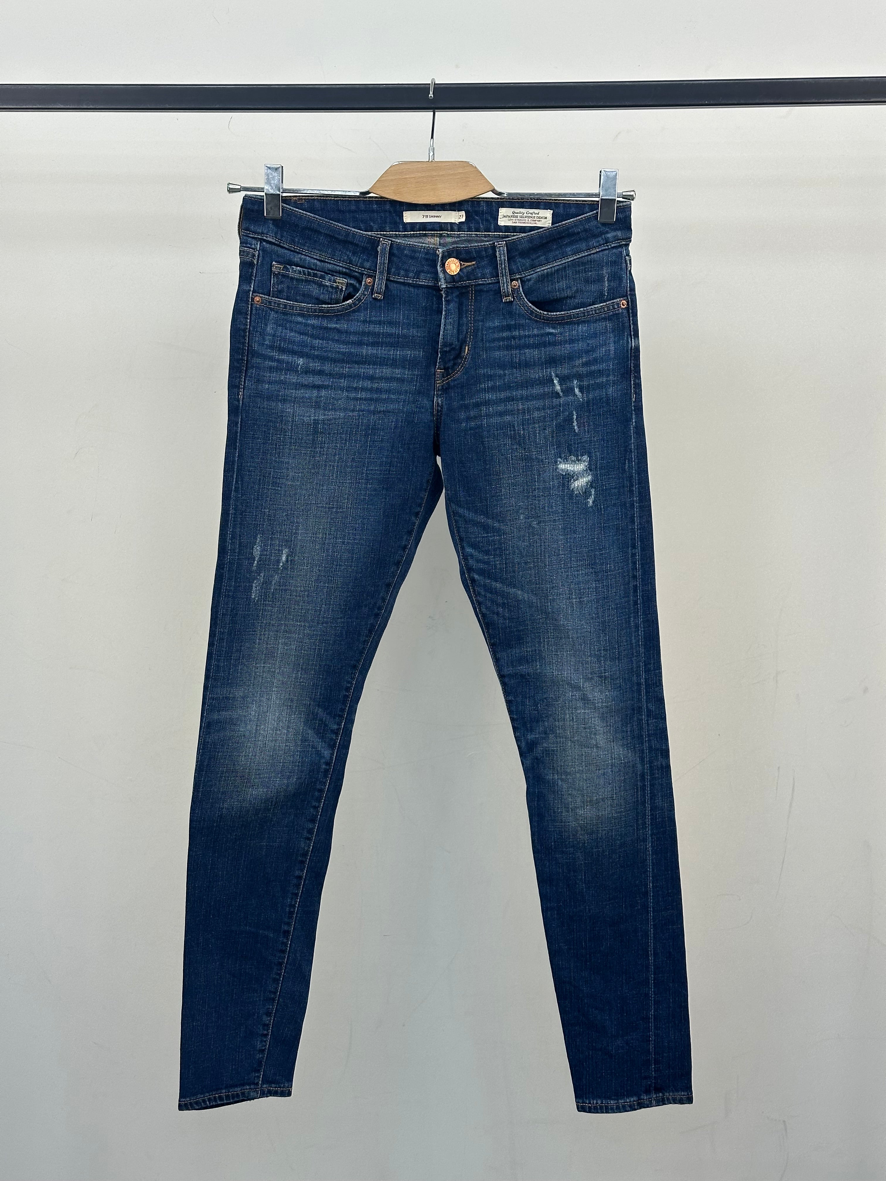 LEVI'S 711 SKINNY SLIM TAGLIA: 41 ITA = W27 L30