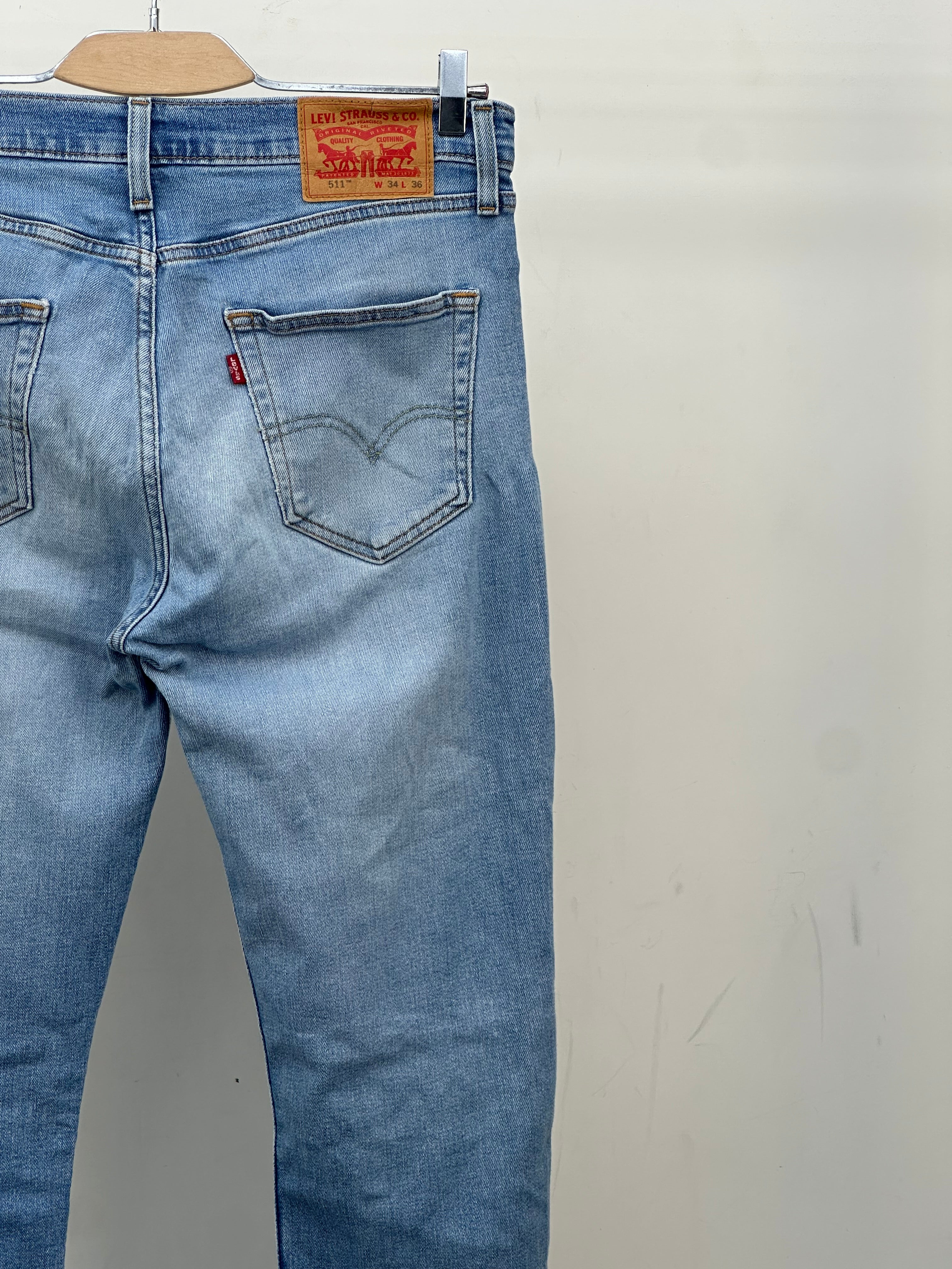LEVI'S 511 SLIM FIT TAGLIA: 48 ITA = W34 L36