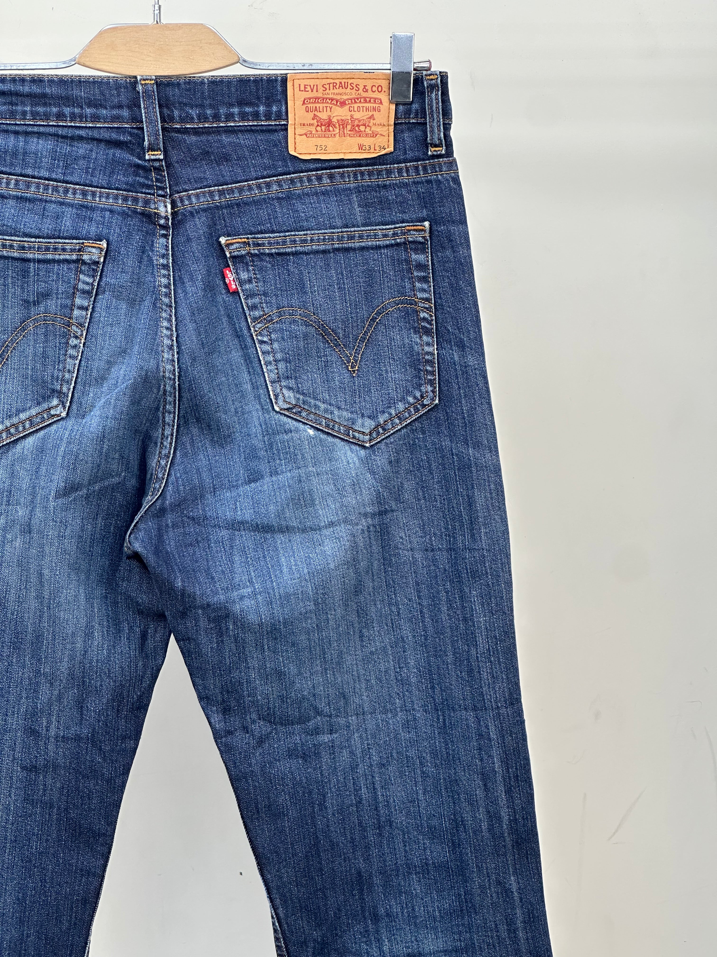 LEVI'S 752 STANDARD FIT TAGLIA: 47 ITA = W33 L34