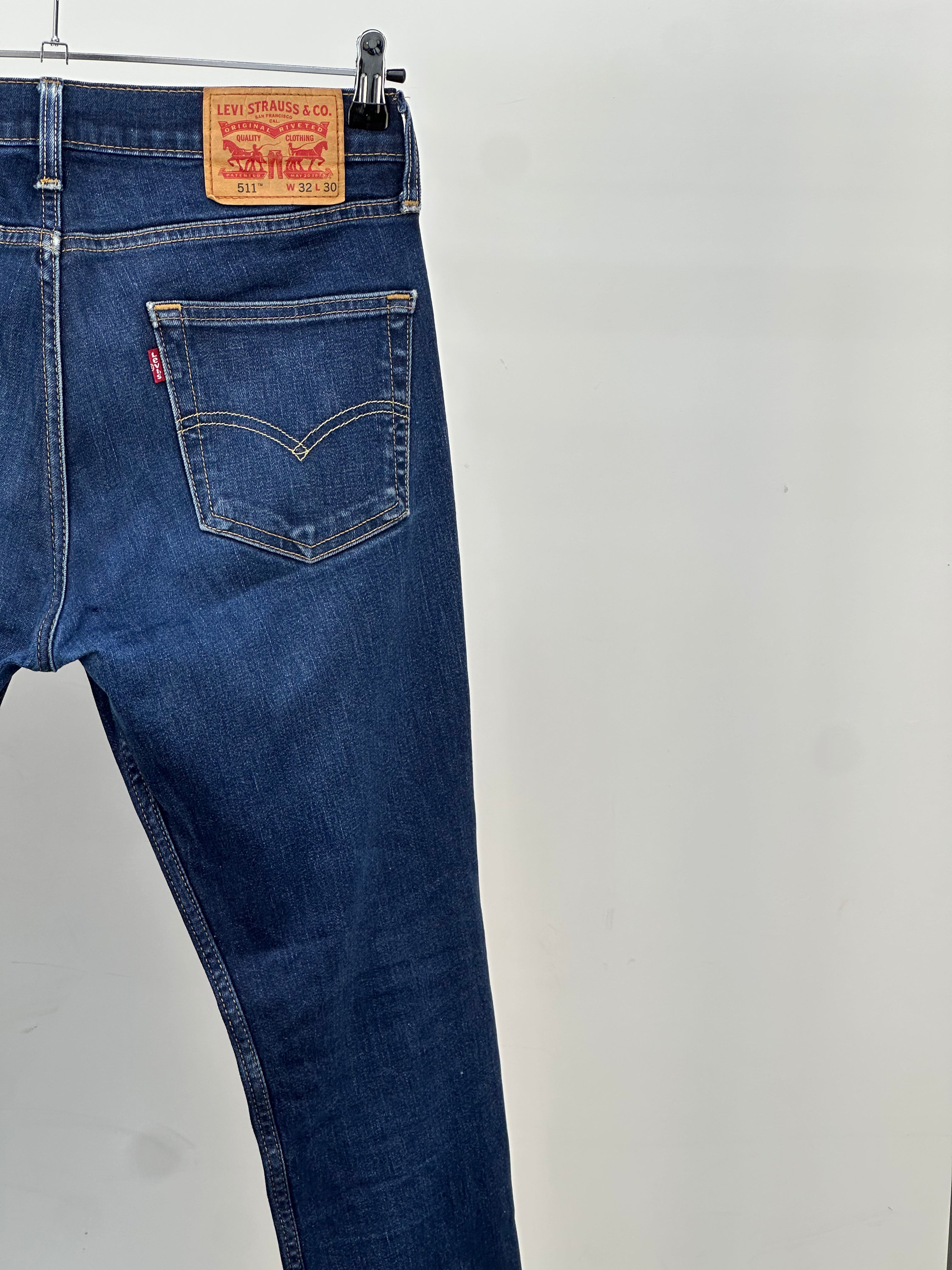 LEVI'S 511 TAGLIA: 46 ITA = W32 L30