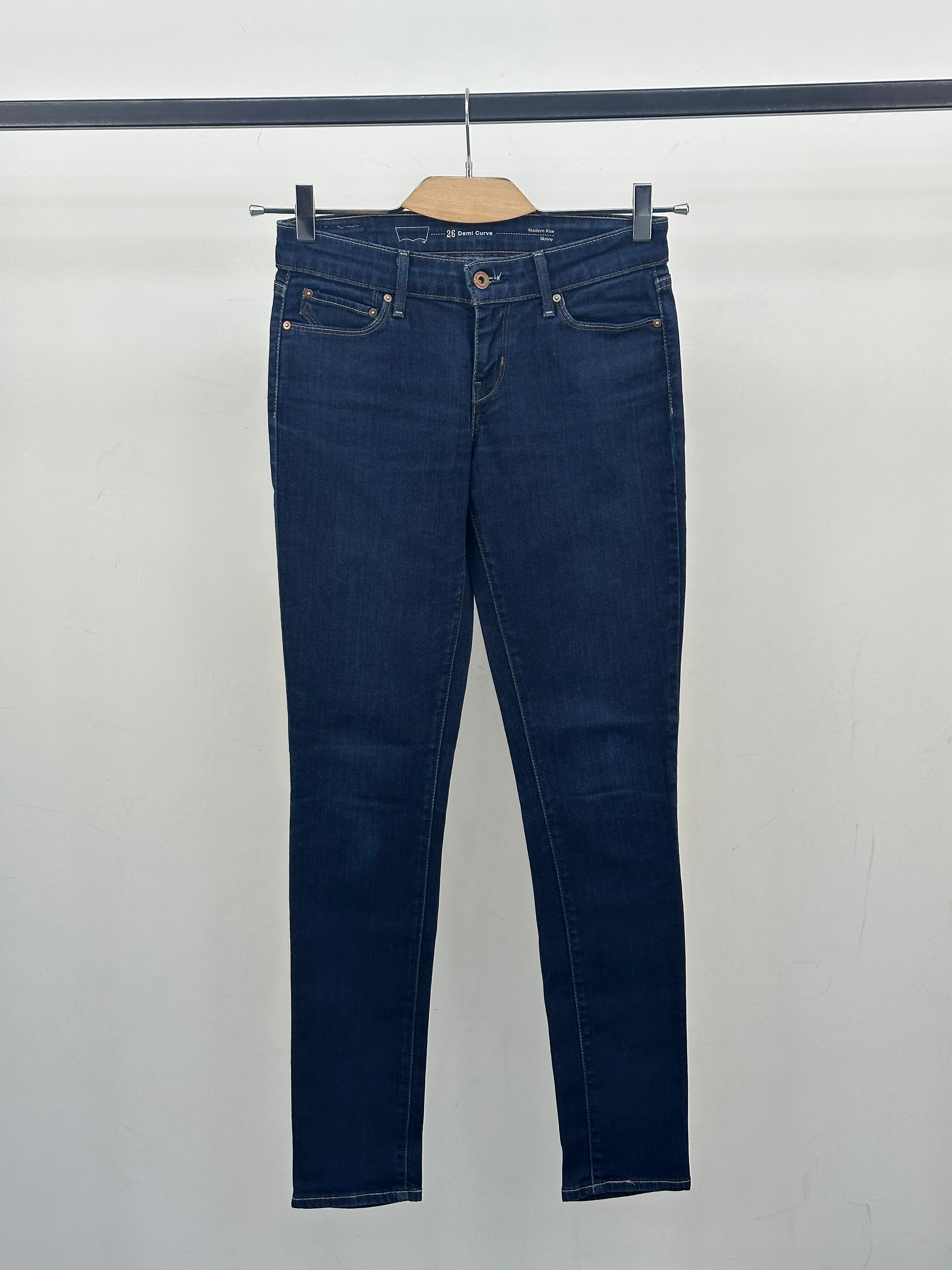 LEVI'S MODERN RISE SKINNY TAGLIA: 40 ITA = W26 L32