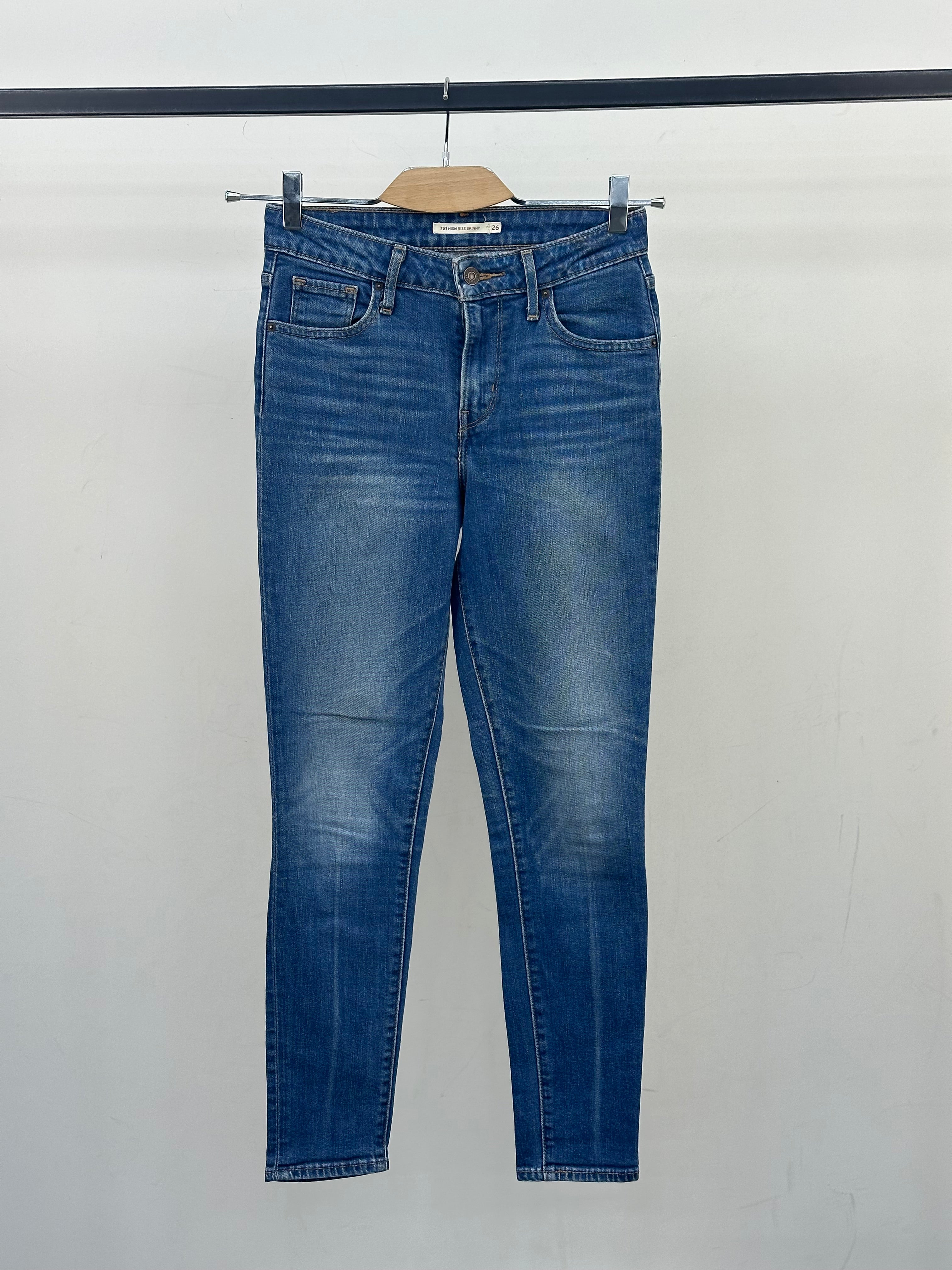LEVI'S 721 HIGH RISE SKINNY TAGLIA: 40 ITA = W26