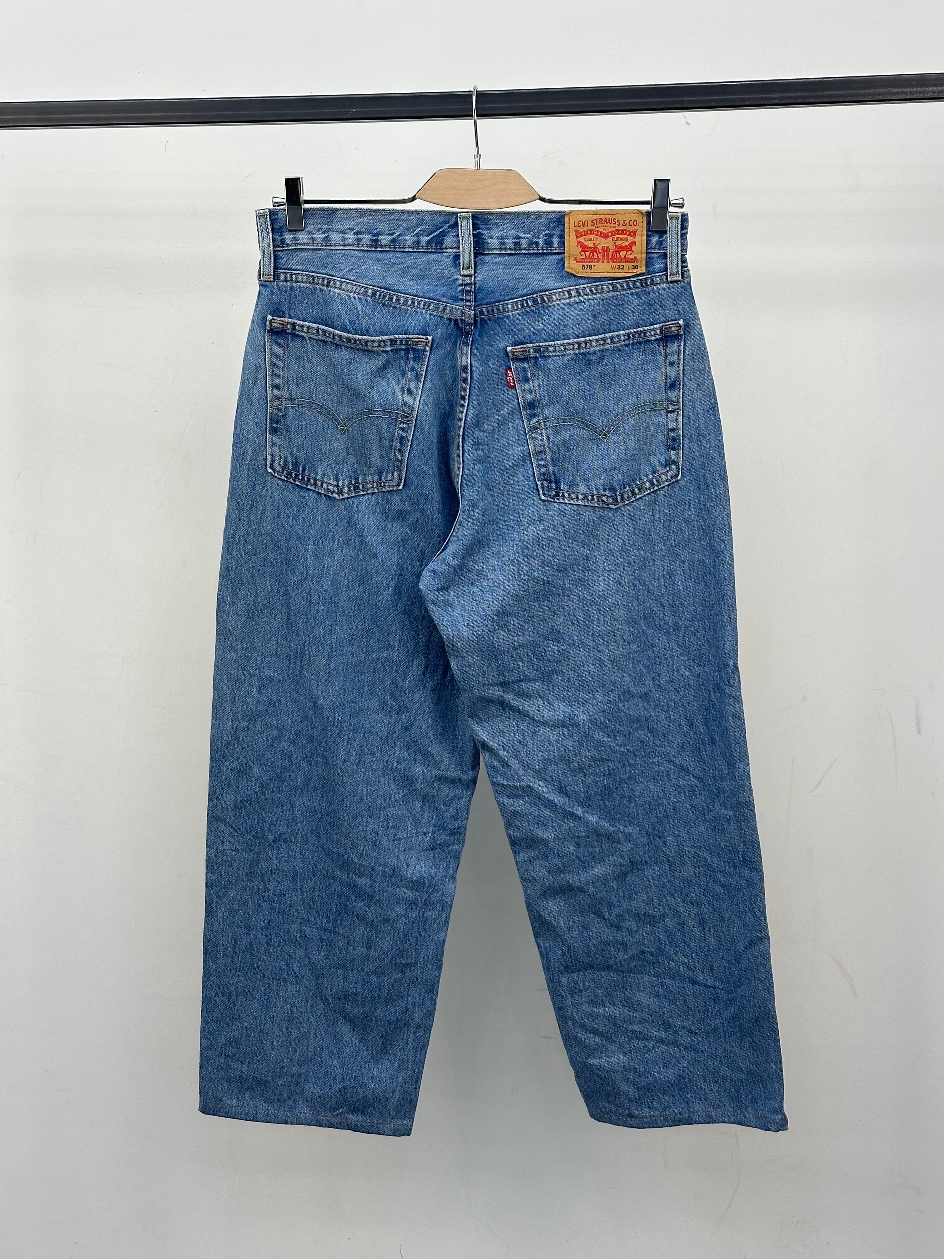 LEVI'S 578 BAGGY FIT TAGLIA: 46 ITA = W32 L30