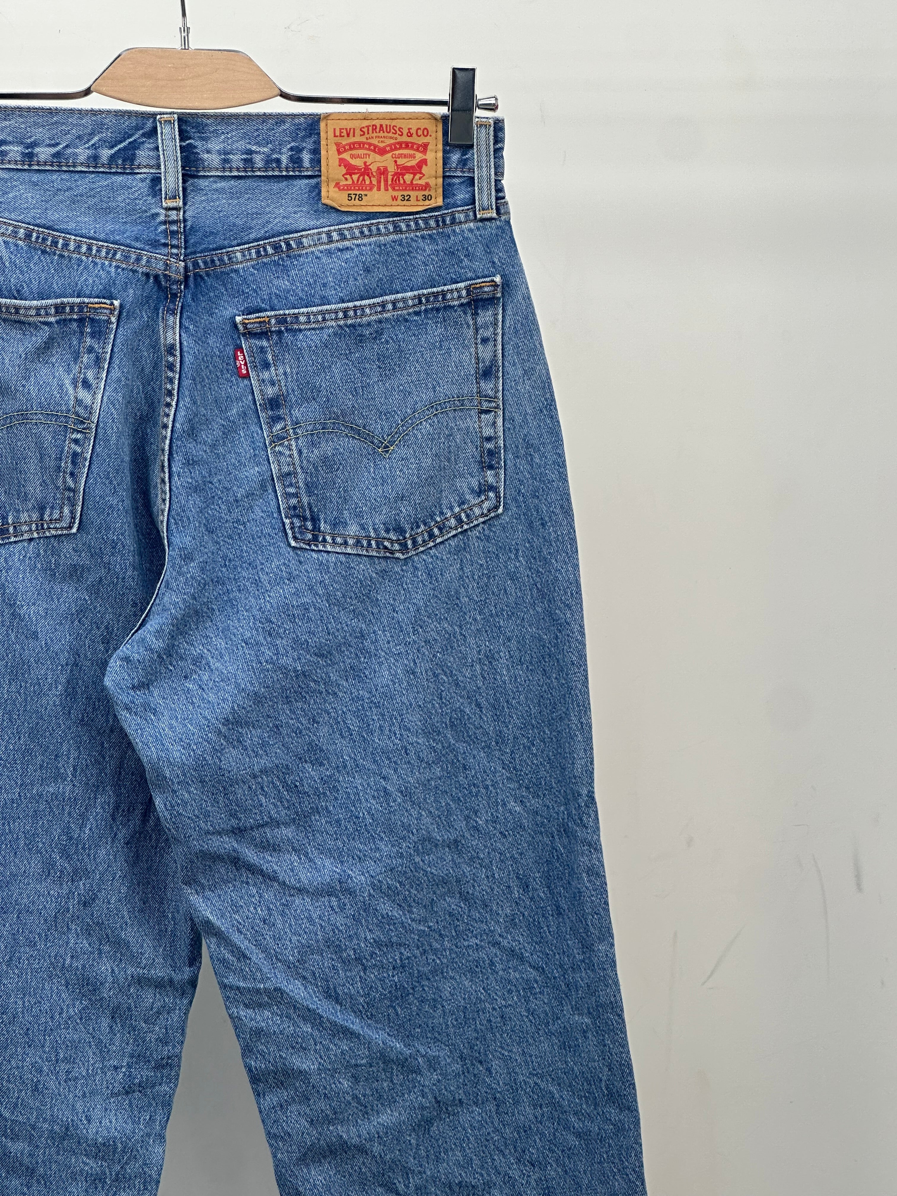LEVI'S 578 BAGGY FIT TAGLIA: 46 ITA = W32 L30